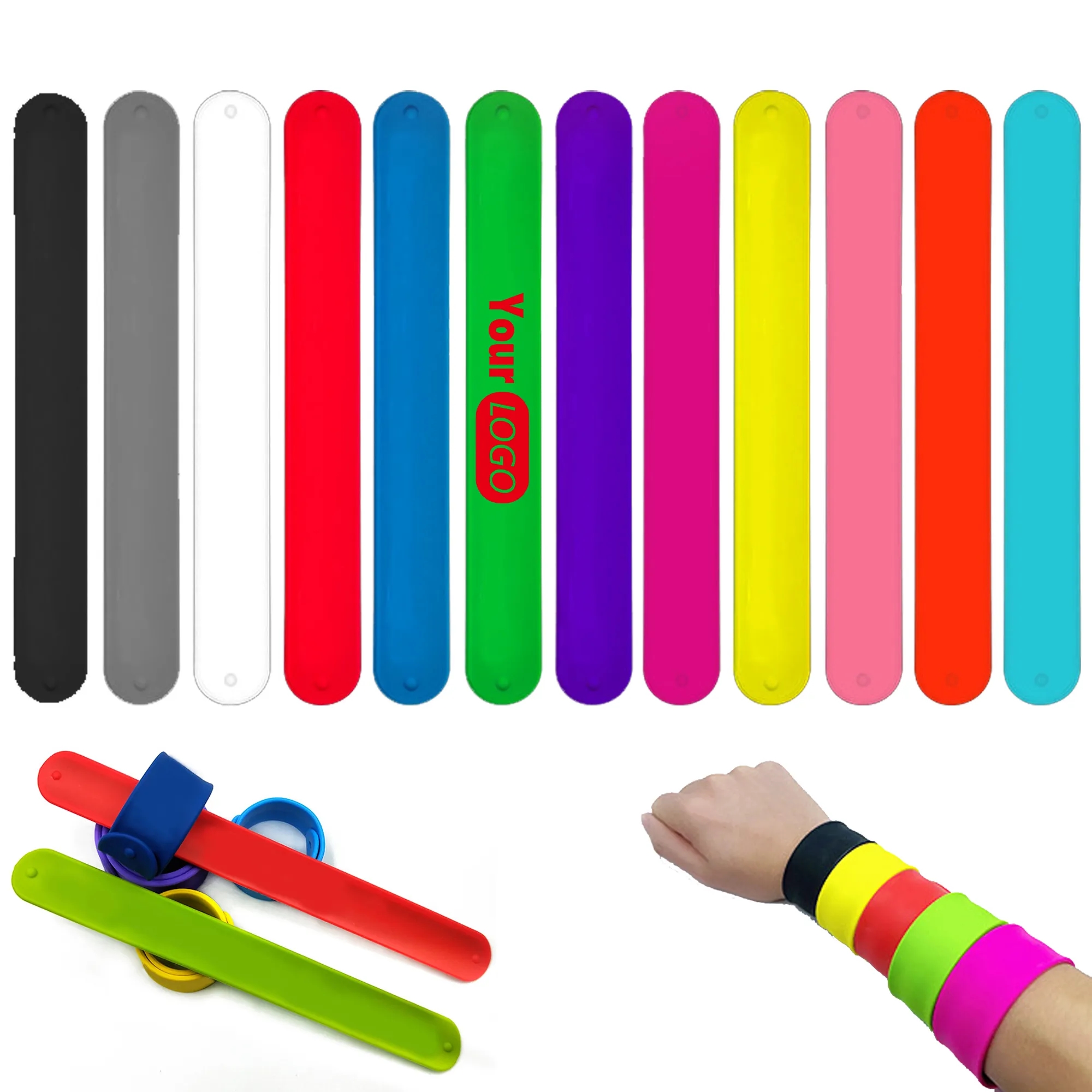 Silicone Slap Wristband 2
