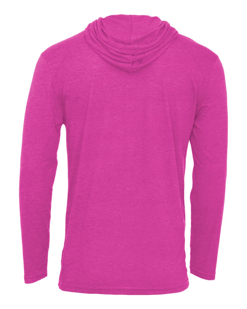 Men's Tri-Blend Surplice Hooded Long Sleeve T-Shirt - 4905 7