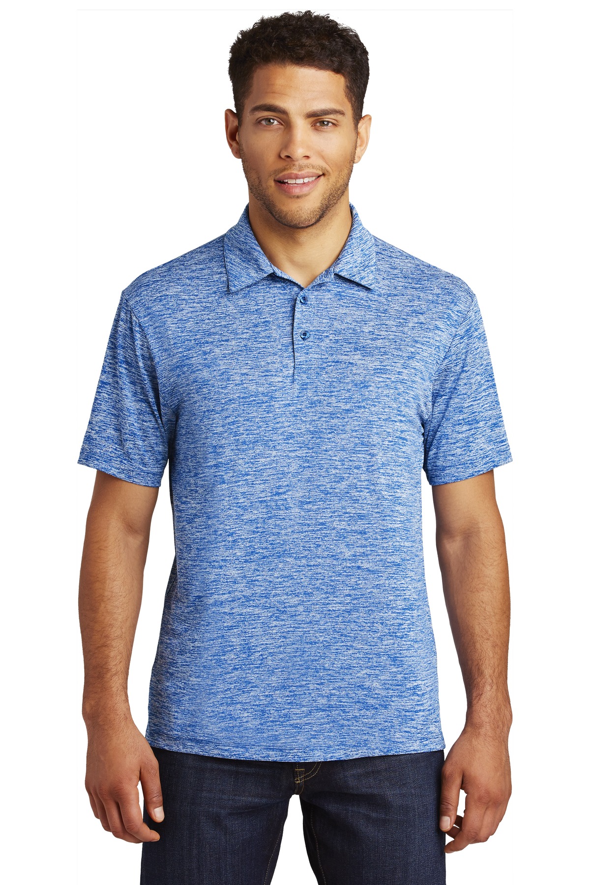 Sport-Tek PosiCharge Electric Heather Polo. ST590 24