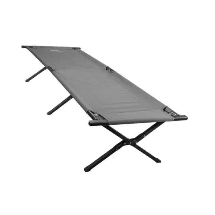 Aluminum Folding Cot - Charcoal