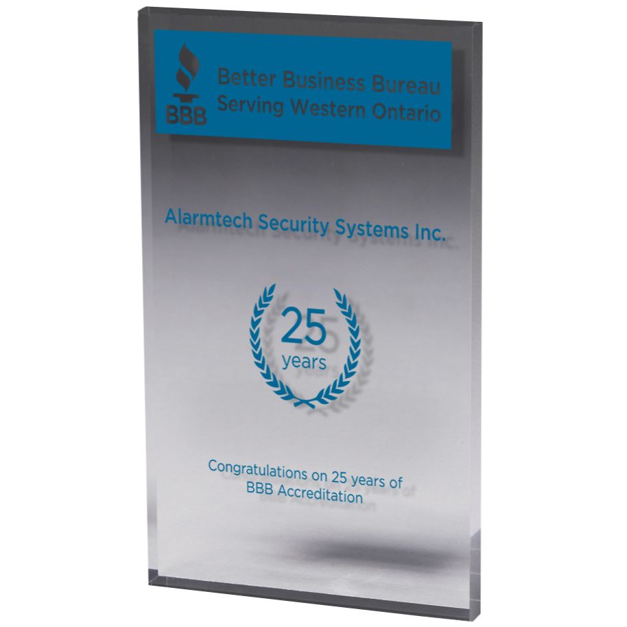 Clear Rectangular Acrylic Paper Weight (4"x 6"x 3/8") Screen-Printed