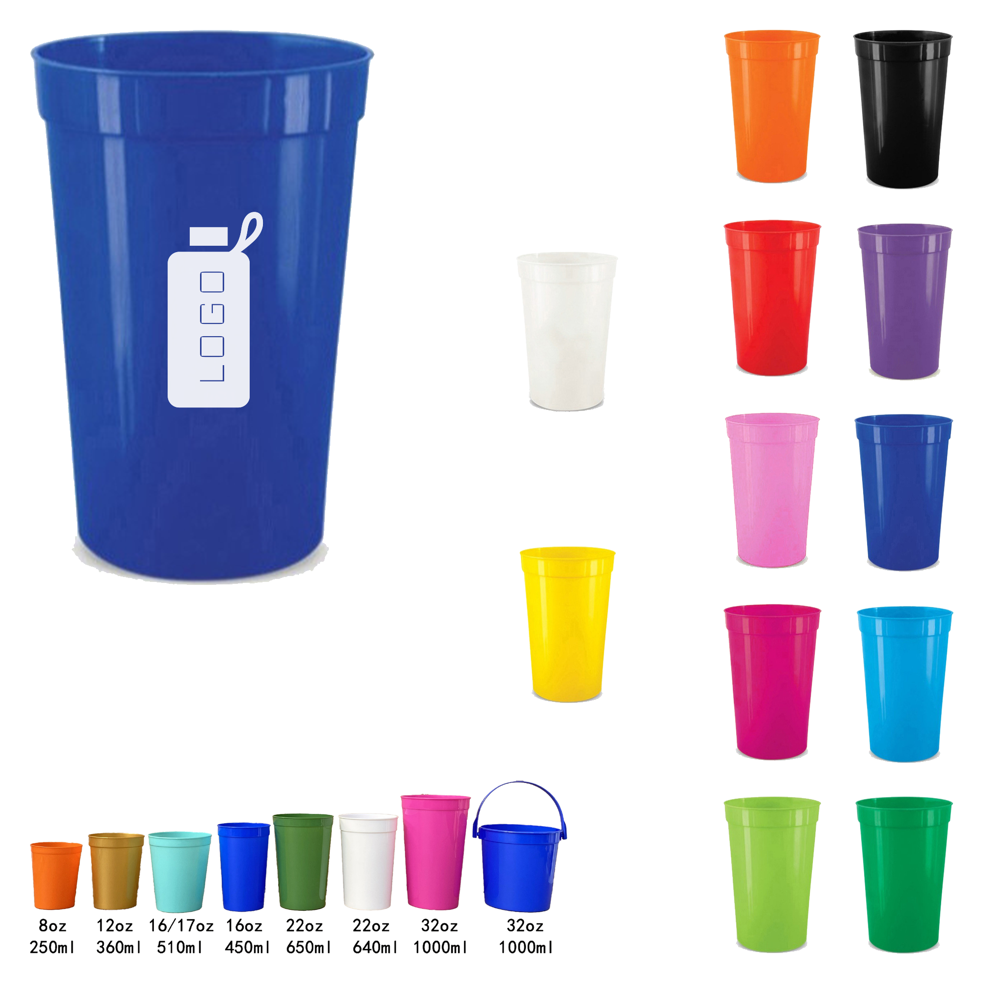 MOQ 50pcs Enduring Event Plastic Tumbler 2