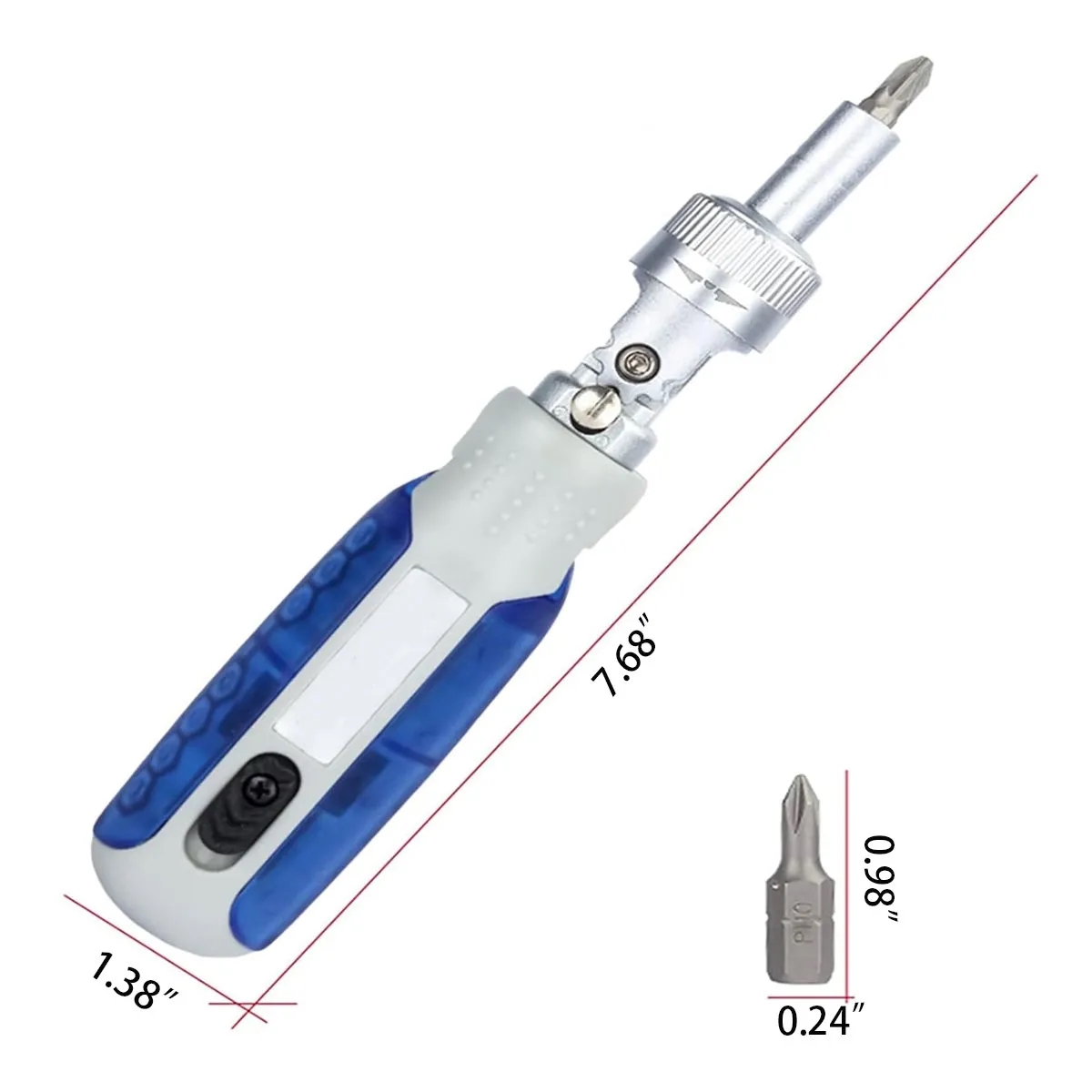 14-in-1 Portable Home Magnetic Ratchet Screwdriver Set 2