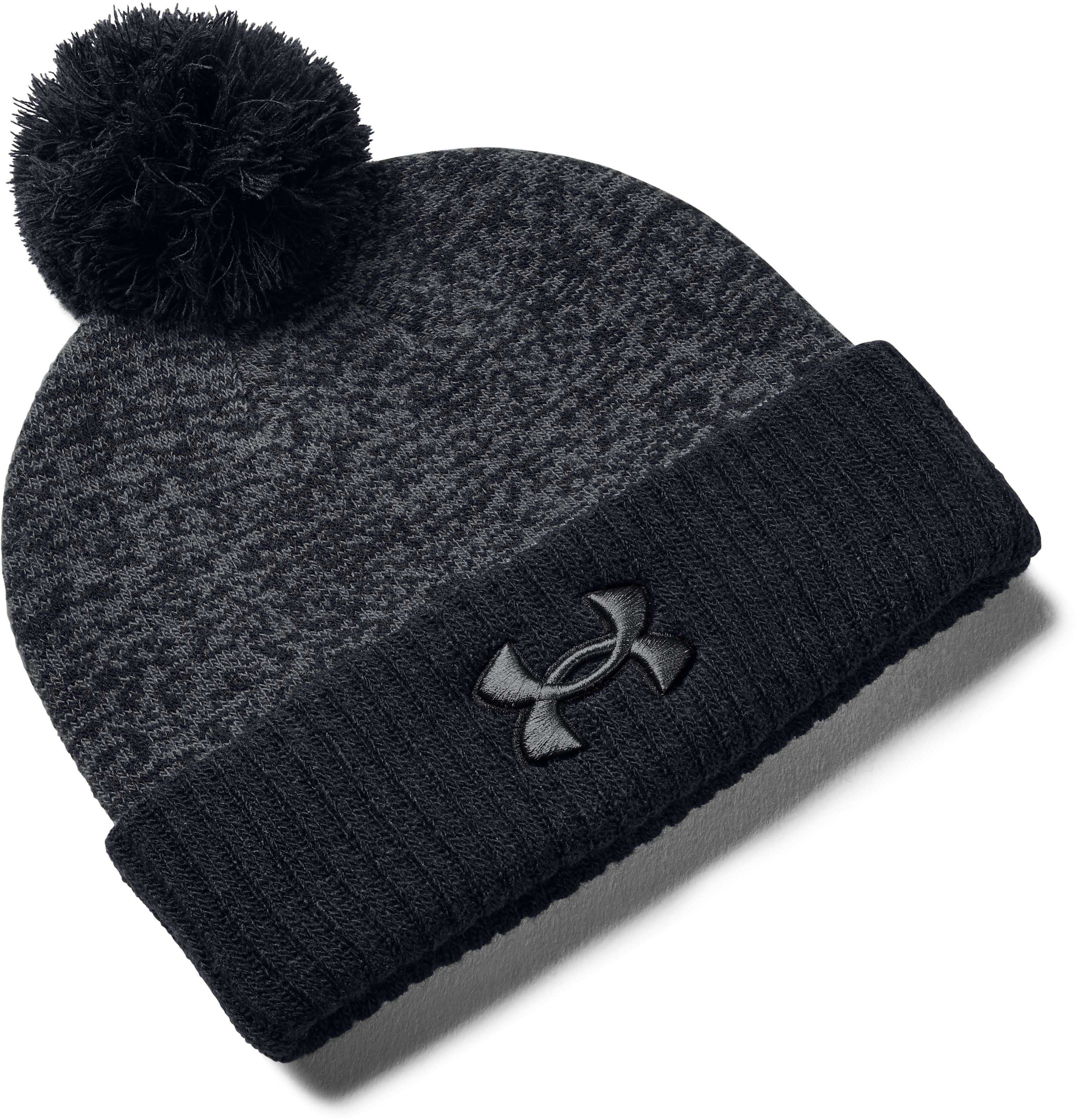 Boys' UA Big Logo Pom Beanie  2