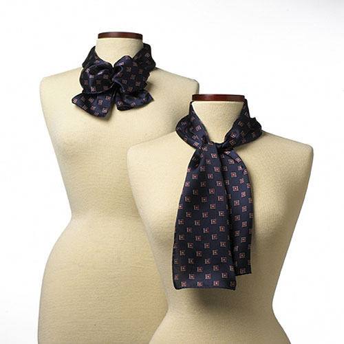 Navy Blue Vasari Polyester Scarf - 8"x45" 2