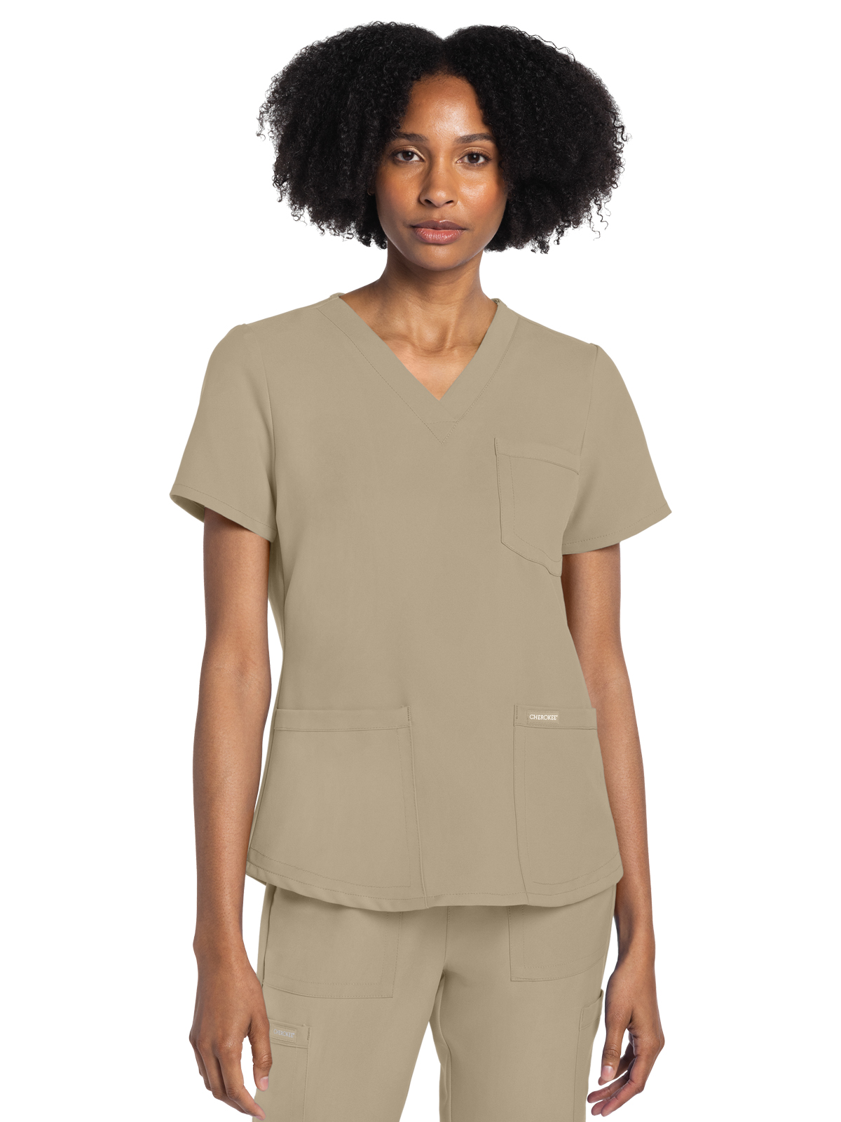 Cherokee - WW Originals Ultra - Women's 3-Pocket V-Neck Top 49