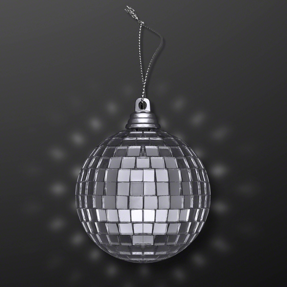 2.4" Mirror Ball Ornaments - 4-Pack 5
