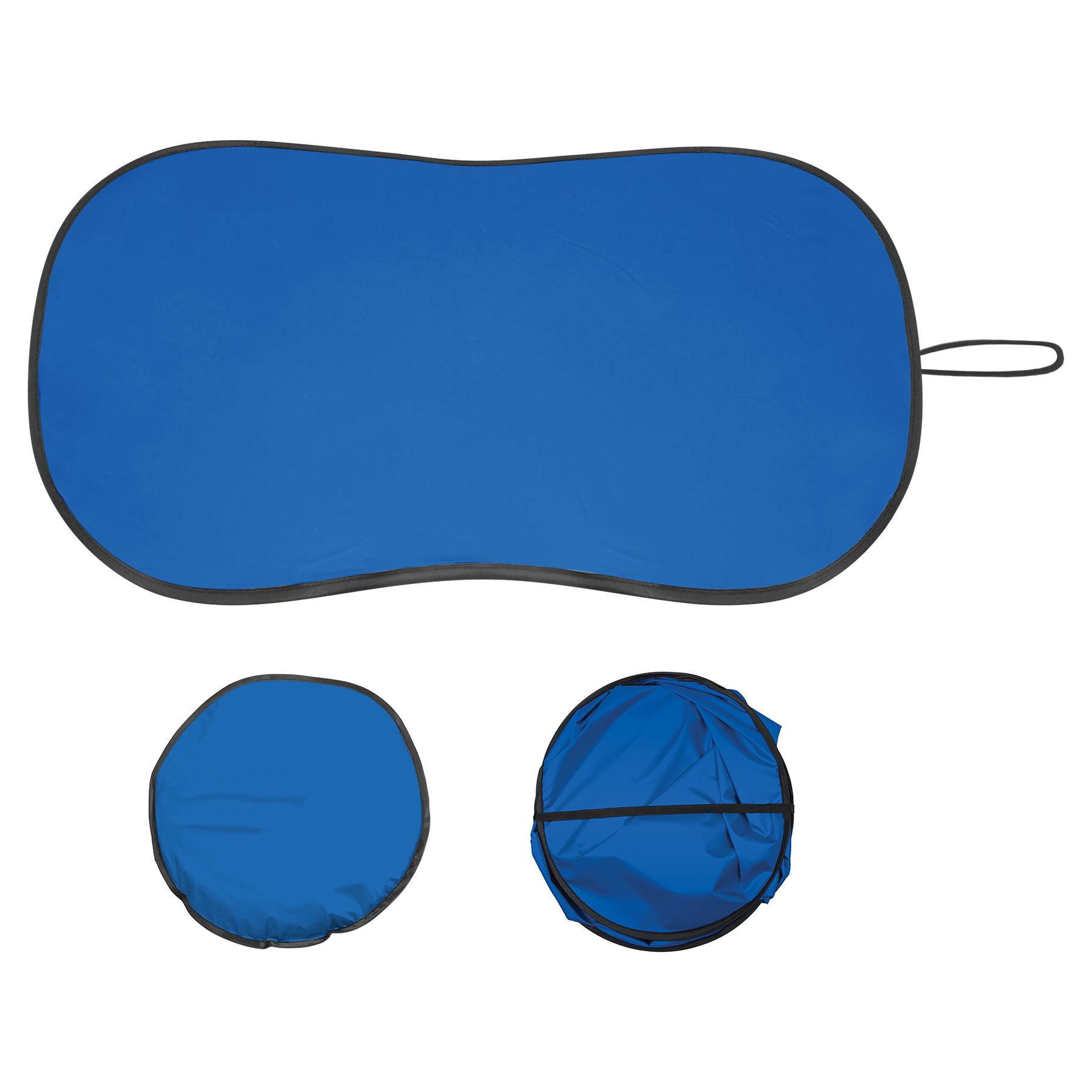 170T Silver-Coated Automotive Front Windshield Sun Visor 5