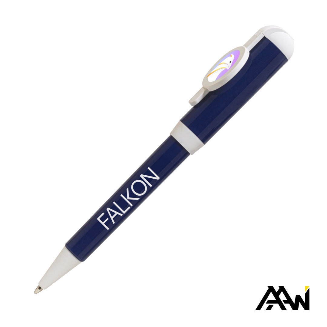 Jumbo VividPrint™ Billboard Twist Pen - White Accent 5