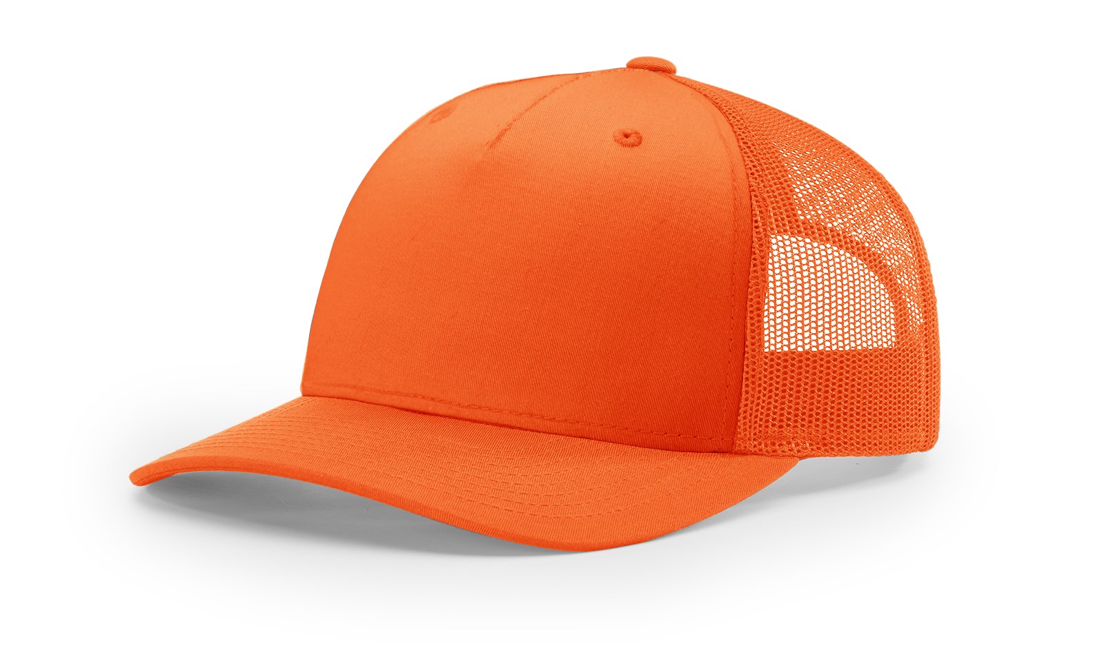  Blaze Orange Five Panel Trucker 1
