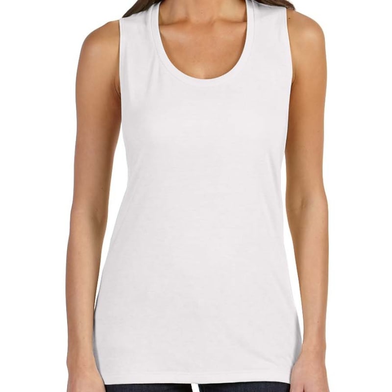Bella Ladies Flowy Scoop Muscle Tank 4