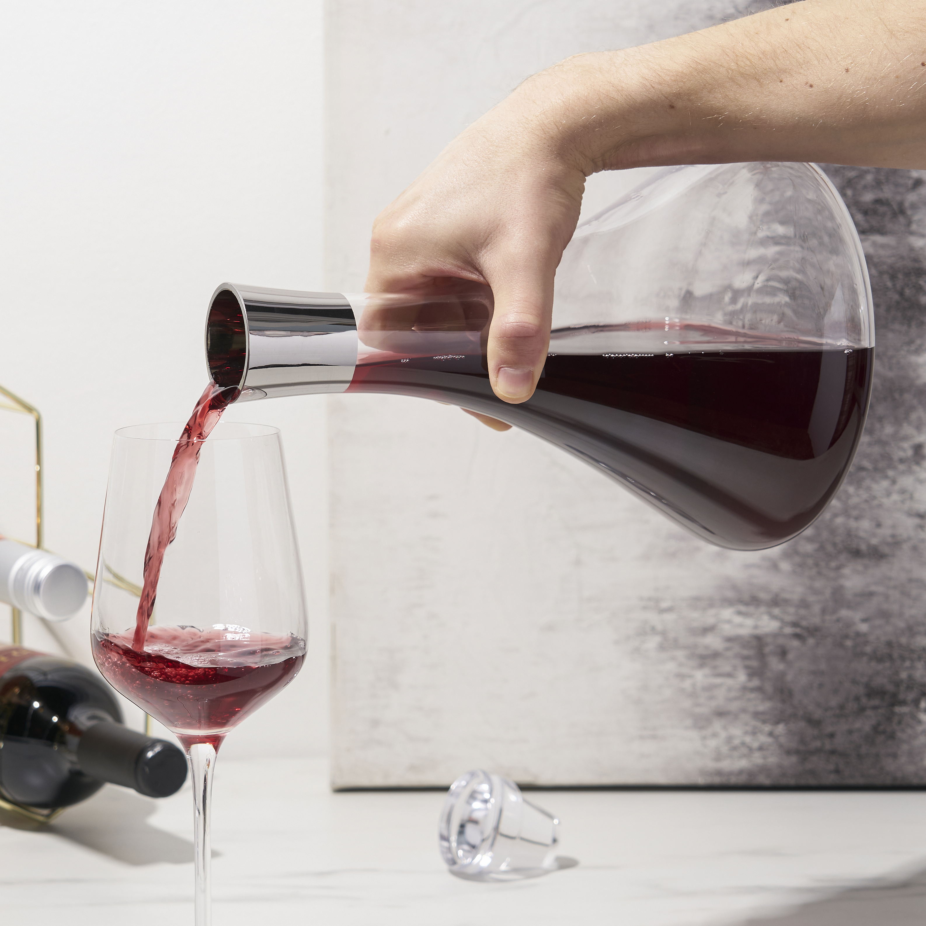Viski® Chrome Decanter 7