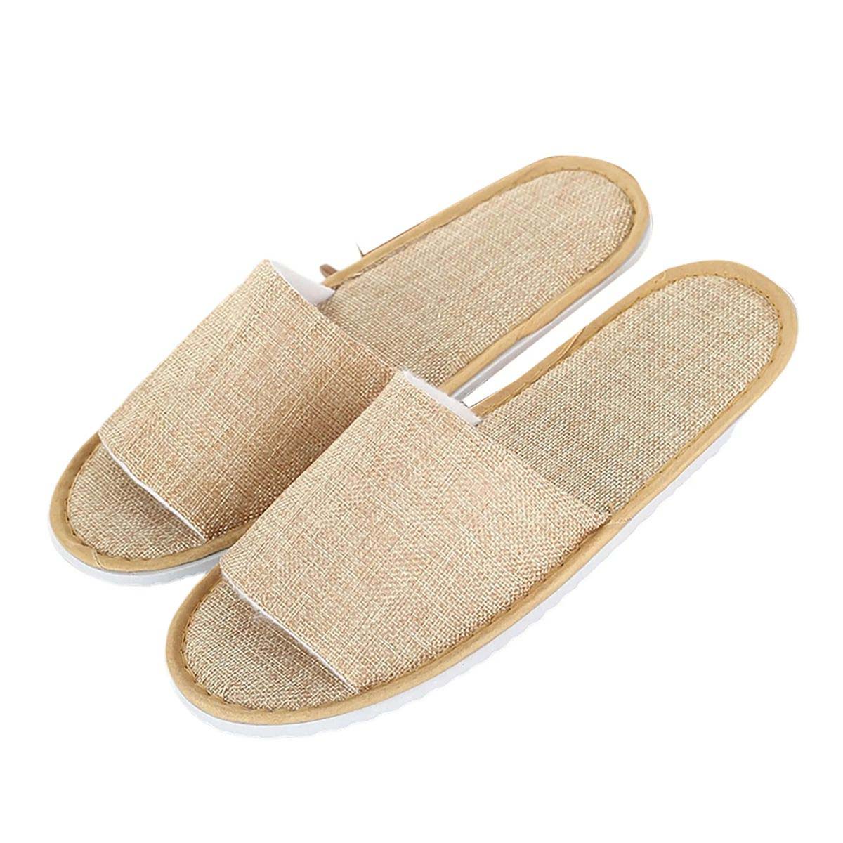 Disposable Linen Slippers for Hotels and Resorts 3