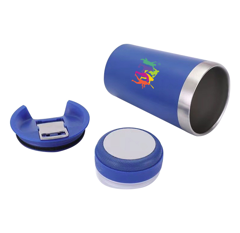 ArticFire 16oz Stainless Steel Tumbler with Wireless Bluetooth Speaker Base & Bottle Opener Cap 3