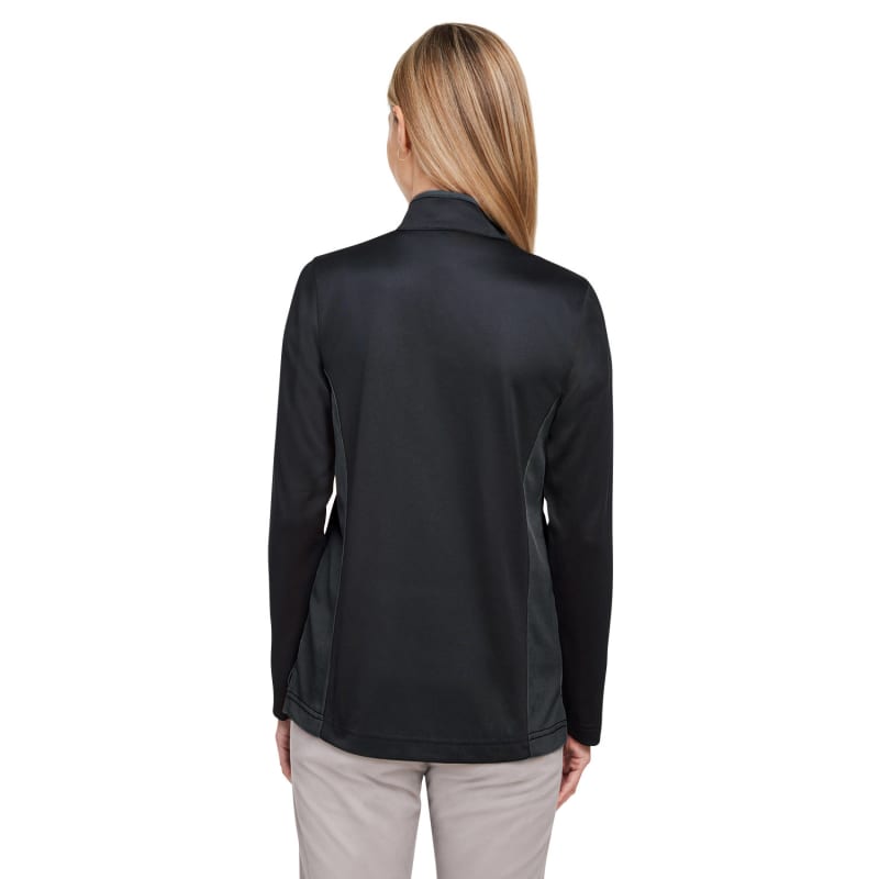 Harriton Ladies' Flash Snag Protection Plus IL Colorblock Quarter-Zip 14