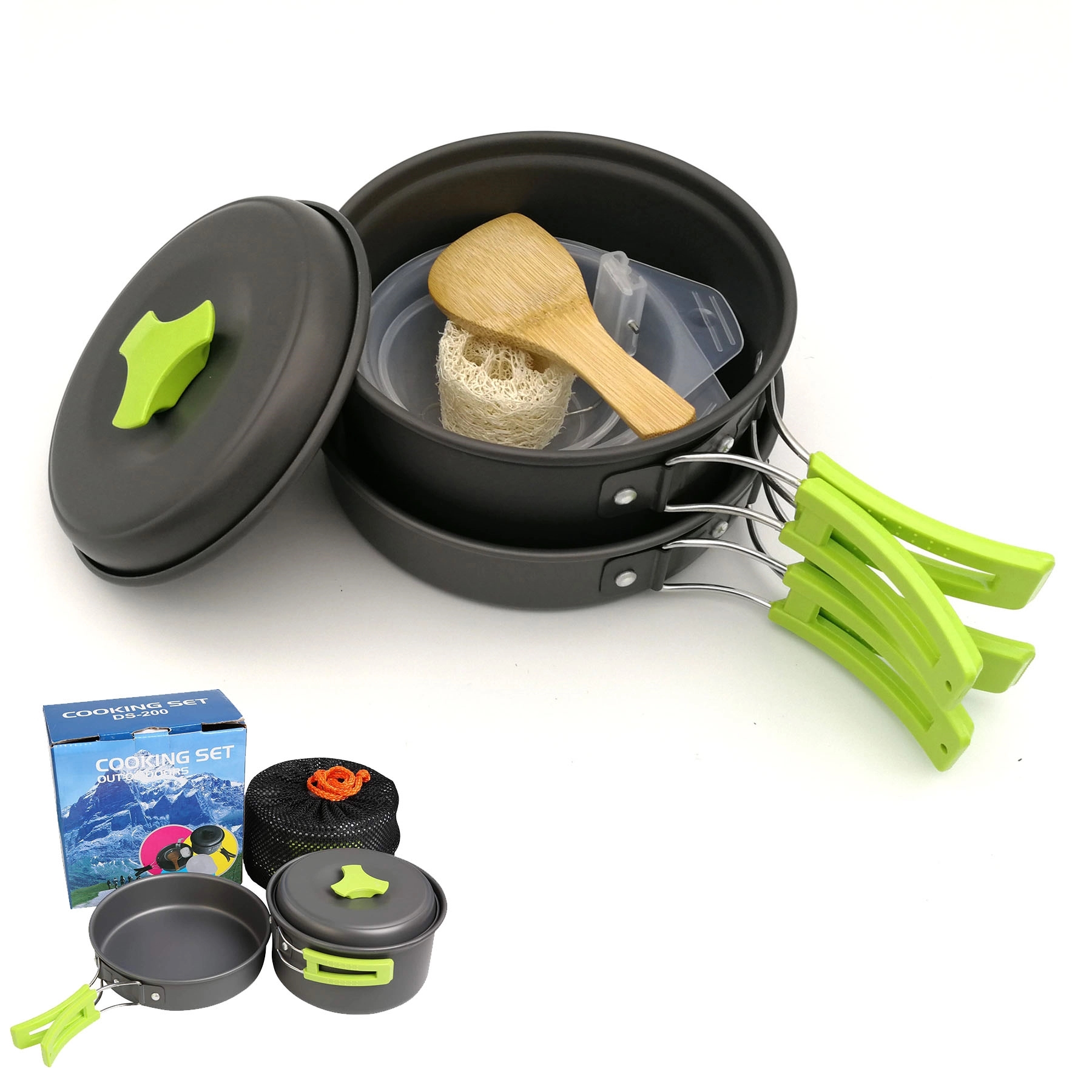 Outdoor Camping Alloy Cookware Set 2