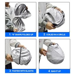 Folding Sun Shade for Car Front 3
