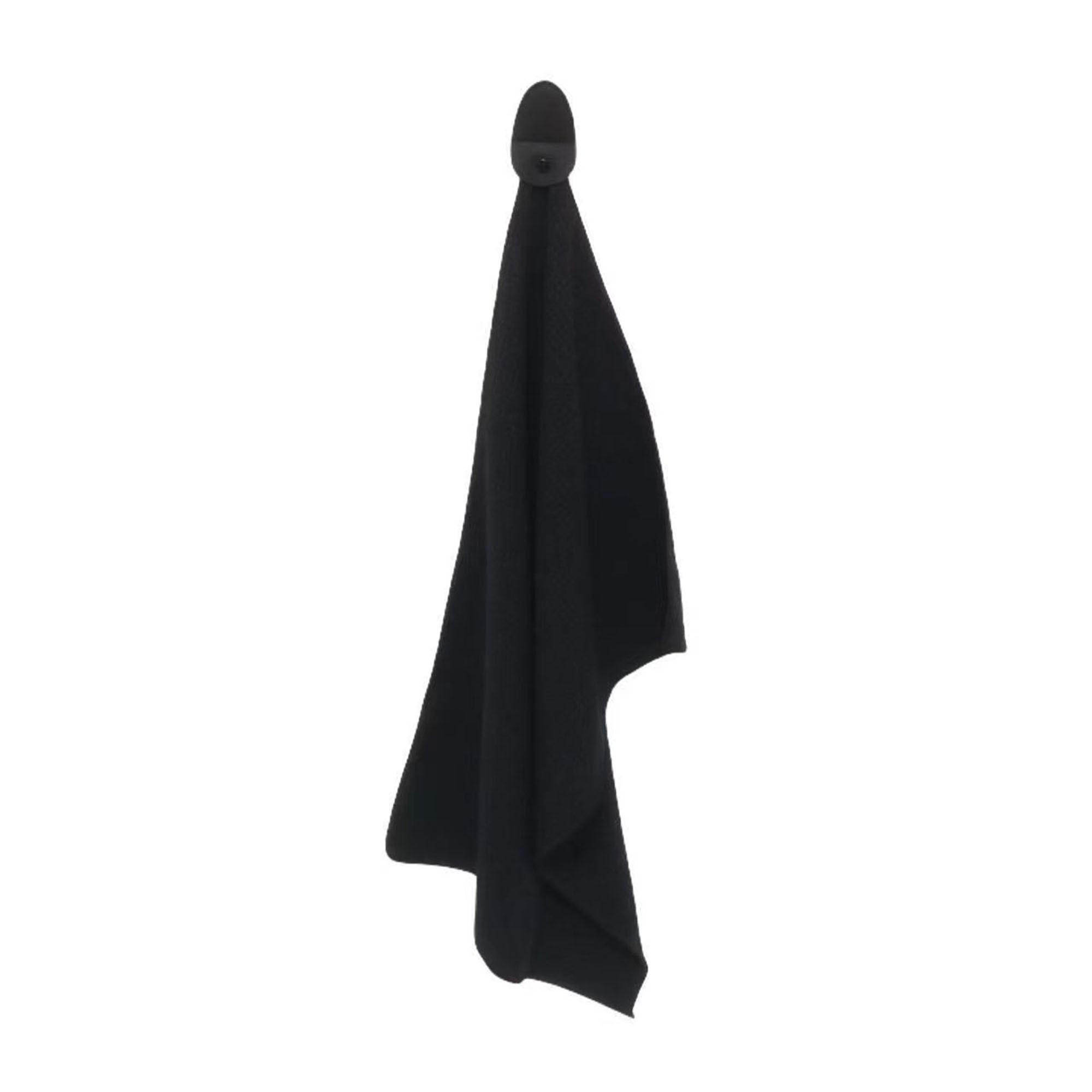 Screen Printed 400GSM Magnetic Leather Clip Microfiber Waffle Golf Towel 4