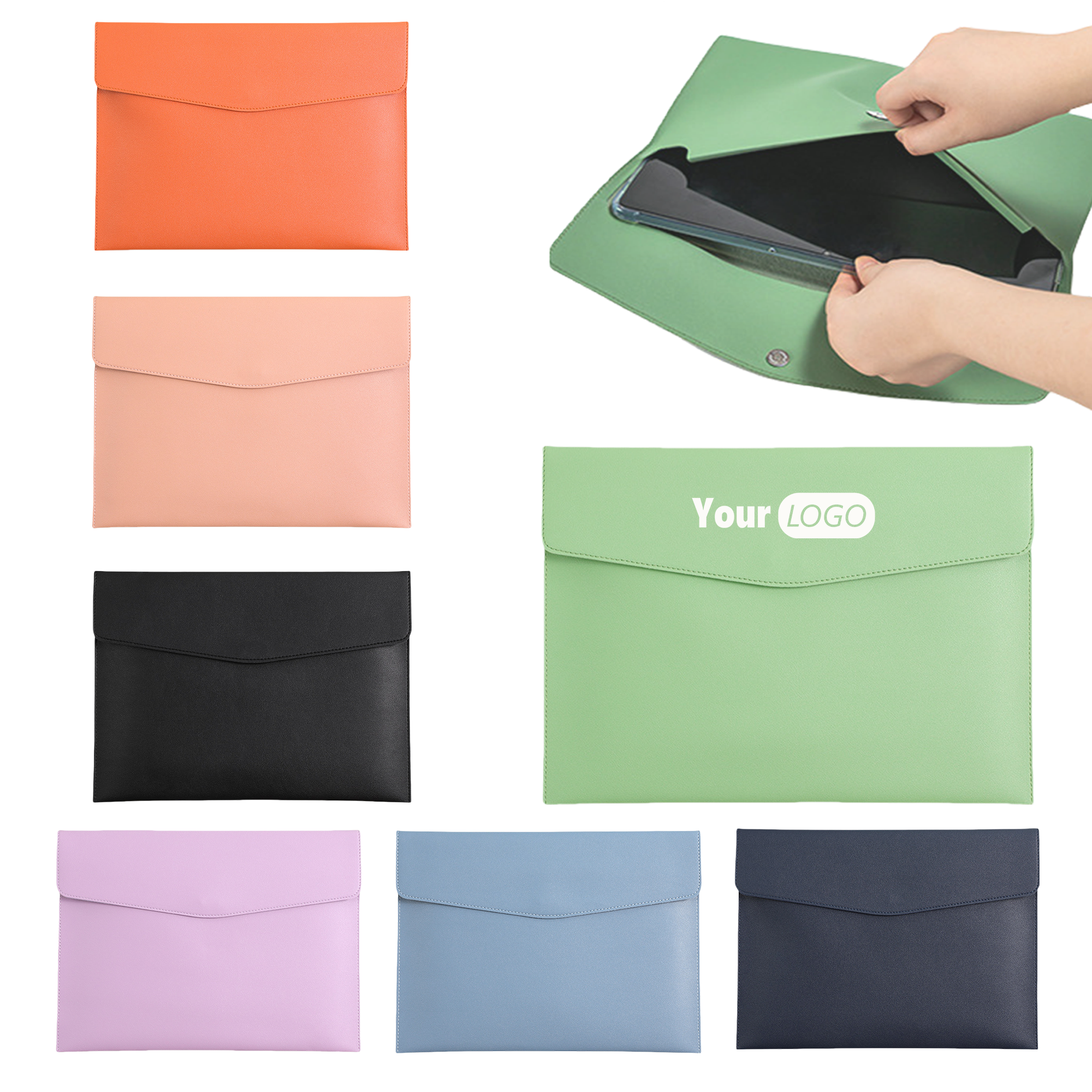 A4 PU Leather Document Folder 2