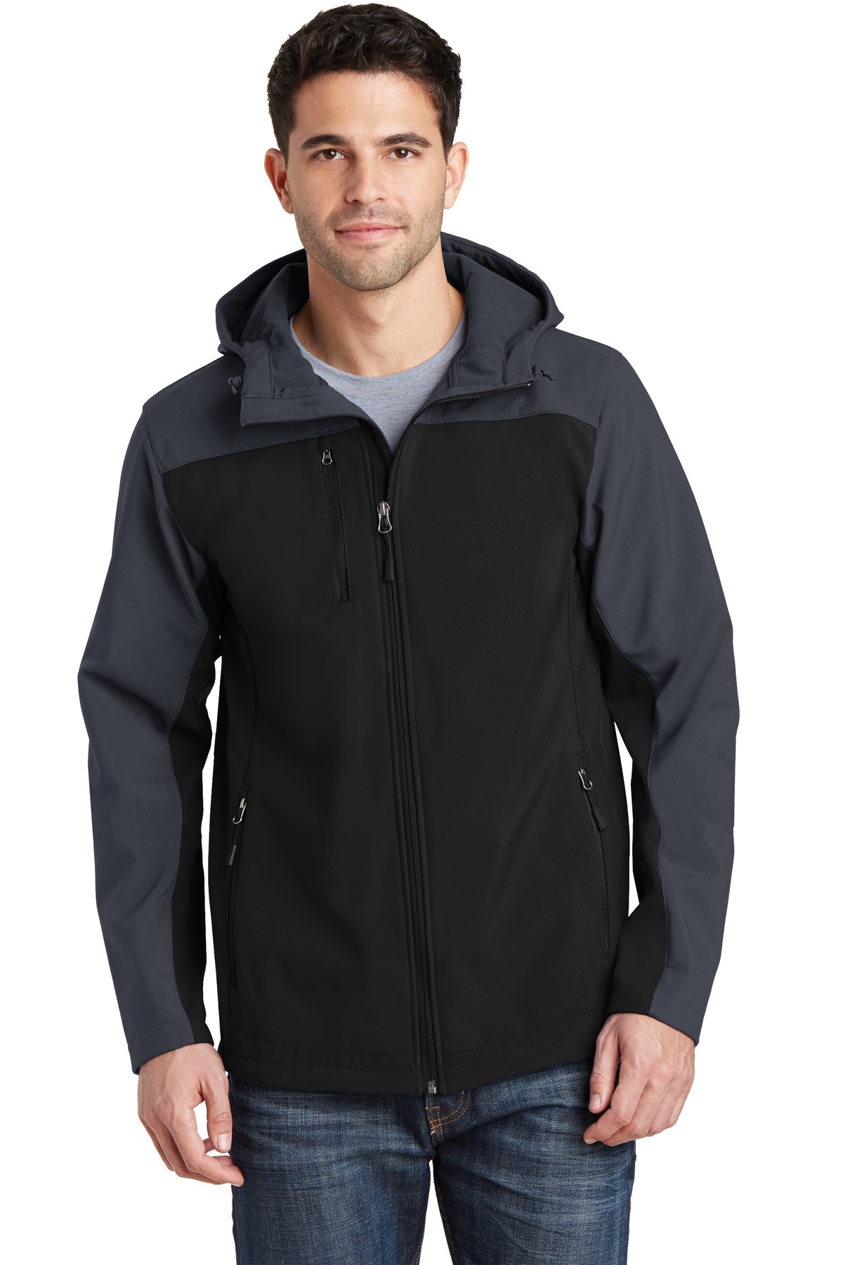 Port Authority Hooded Core Soft Shell Jacket. J335 32