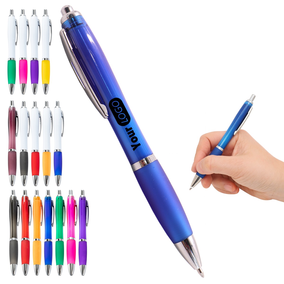 Transparent Plastic Ballpoint Pen 4