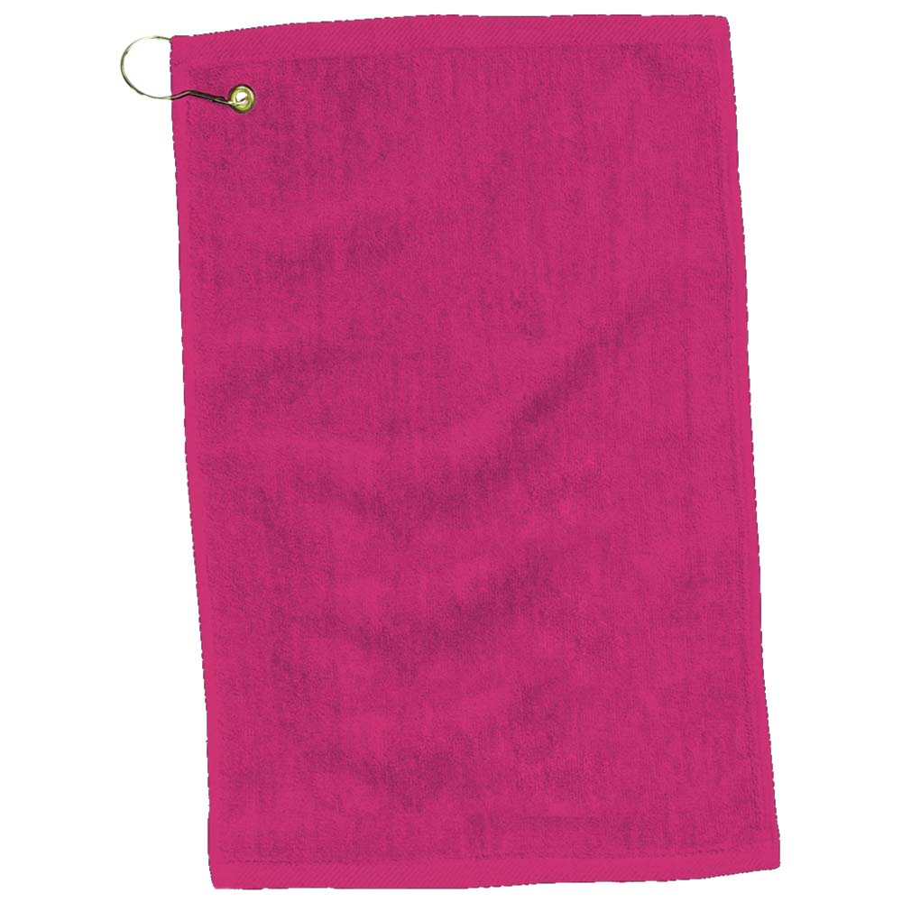 Turkish Hemmed Colored Golf Towel 12"x17" 18