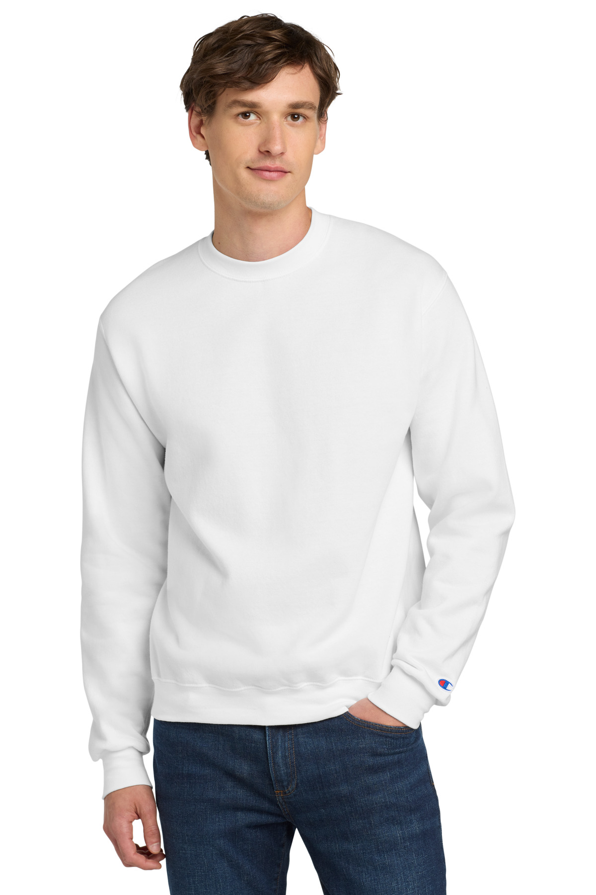 Champion Powerblend Crewneck Sweatshirt. S6000 75