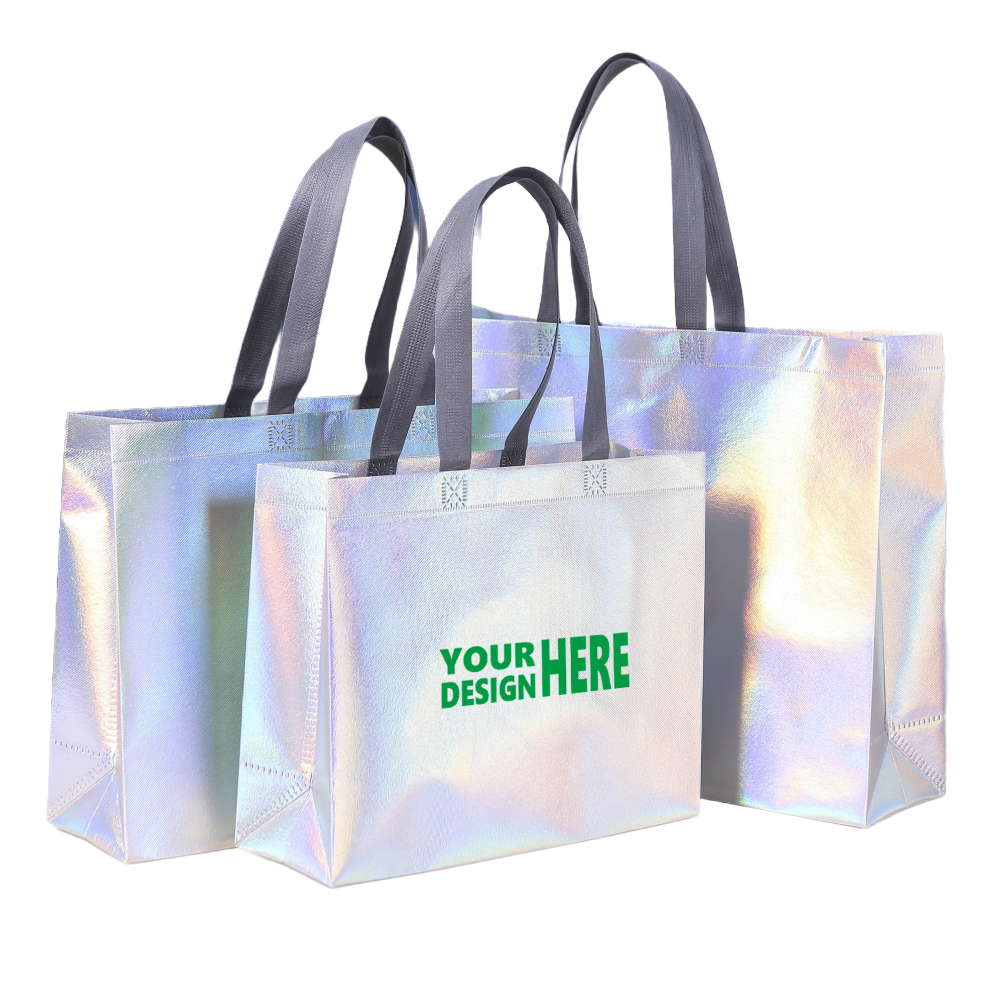 MOQ 50 Reusable Non-Woven Tote Bag for Fashion Store Packaging 2