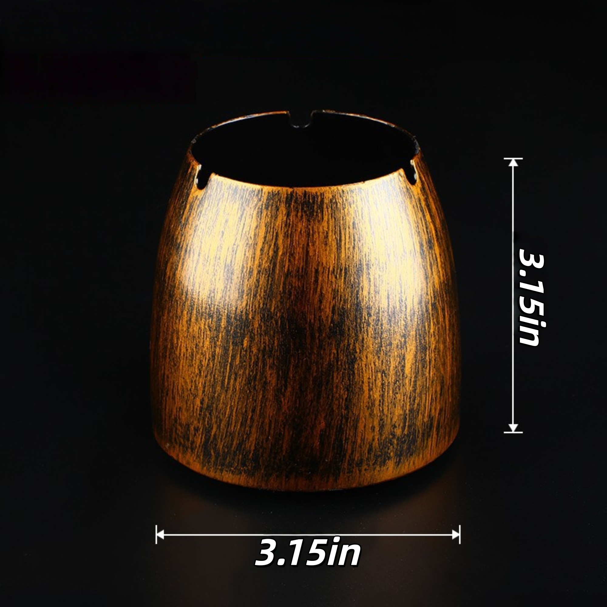 Iron Art Retro Windproof Ashtray 3