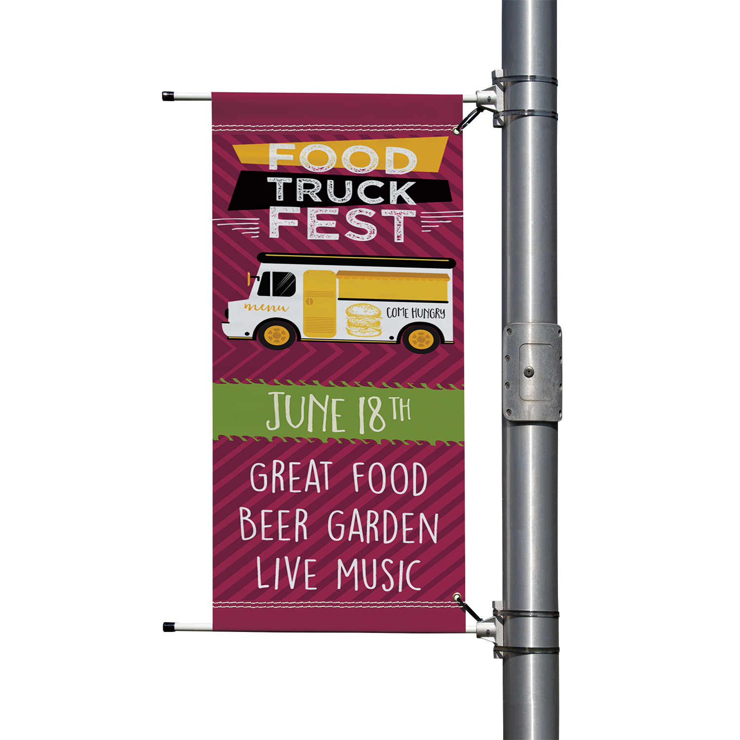 18" x 36" Vinyl Boulevard Banner Single-Sided 2