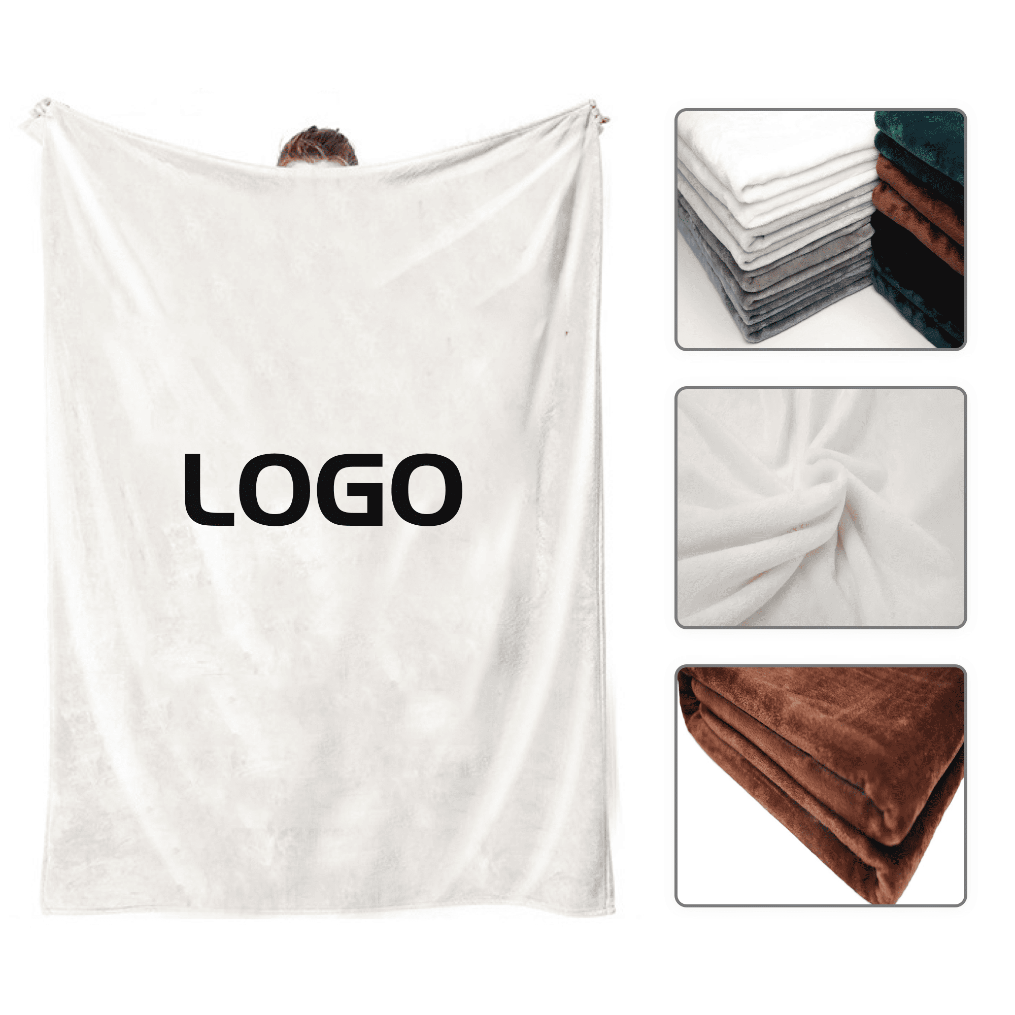 Soft Custom Digital Print Flannel Blanket 1
