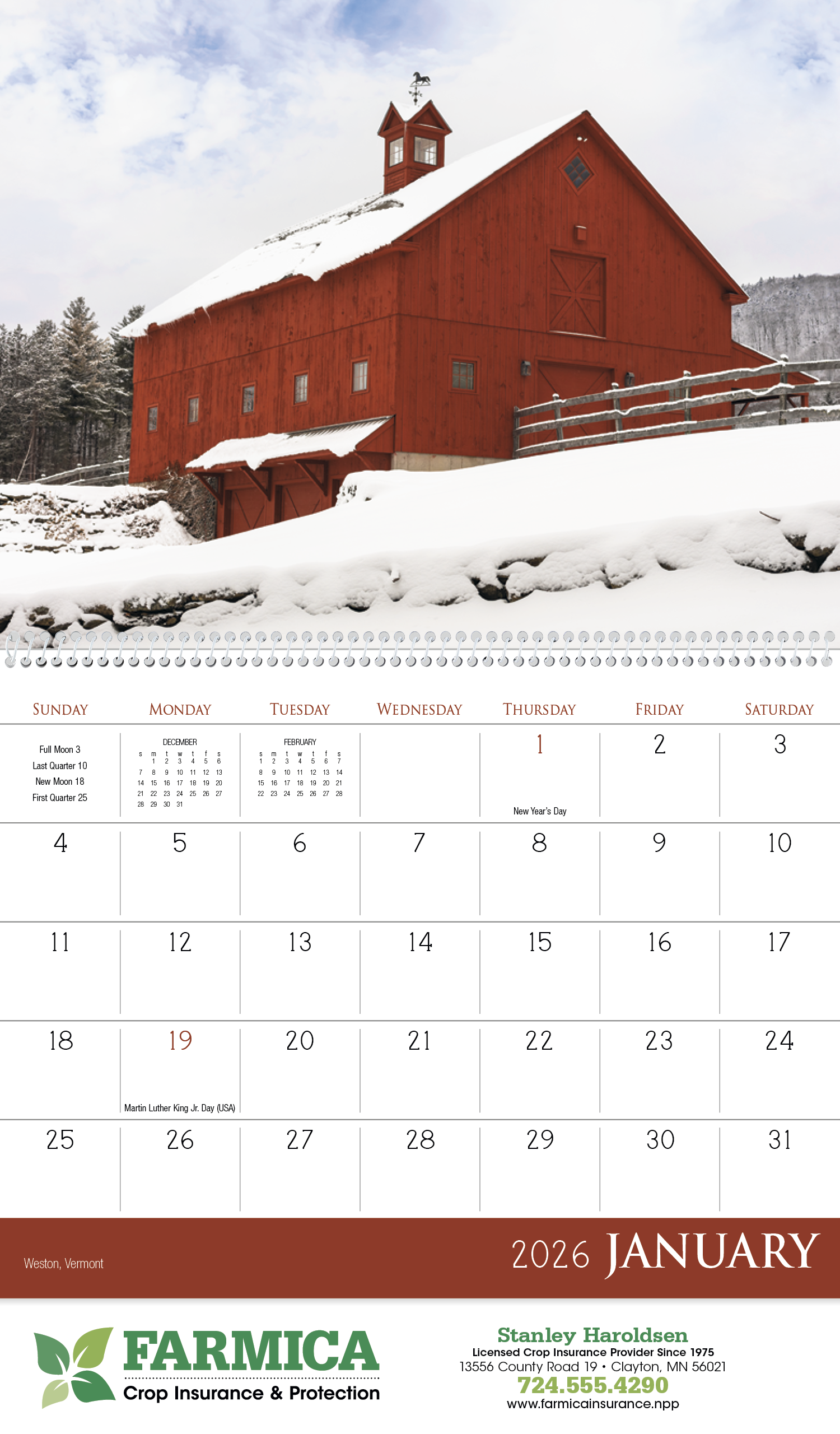 Triumph® Calendars Barns Calendar 22