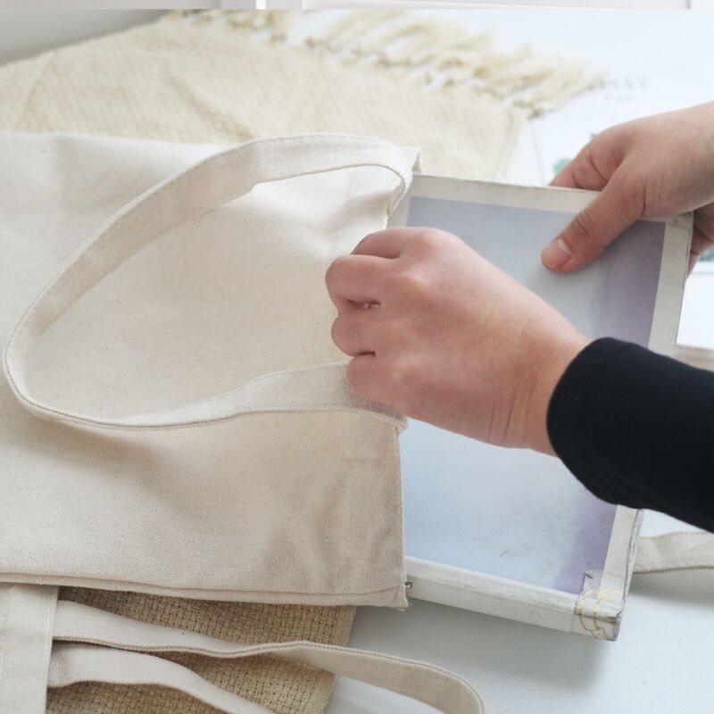 Women Linen Cotton Handbag Canvas Bag 5