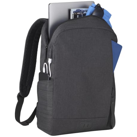 NBN Whitby Slim 15" Computer Backpack w/ USB Port 26