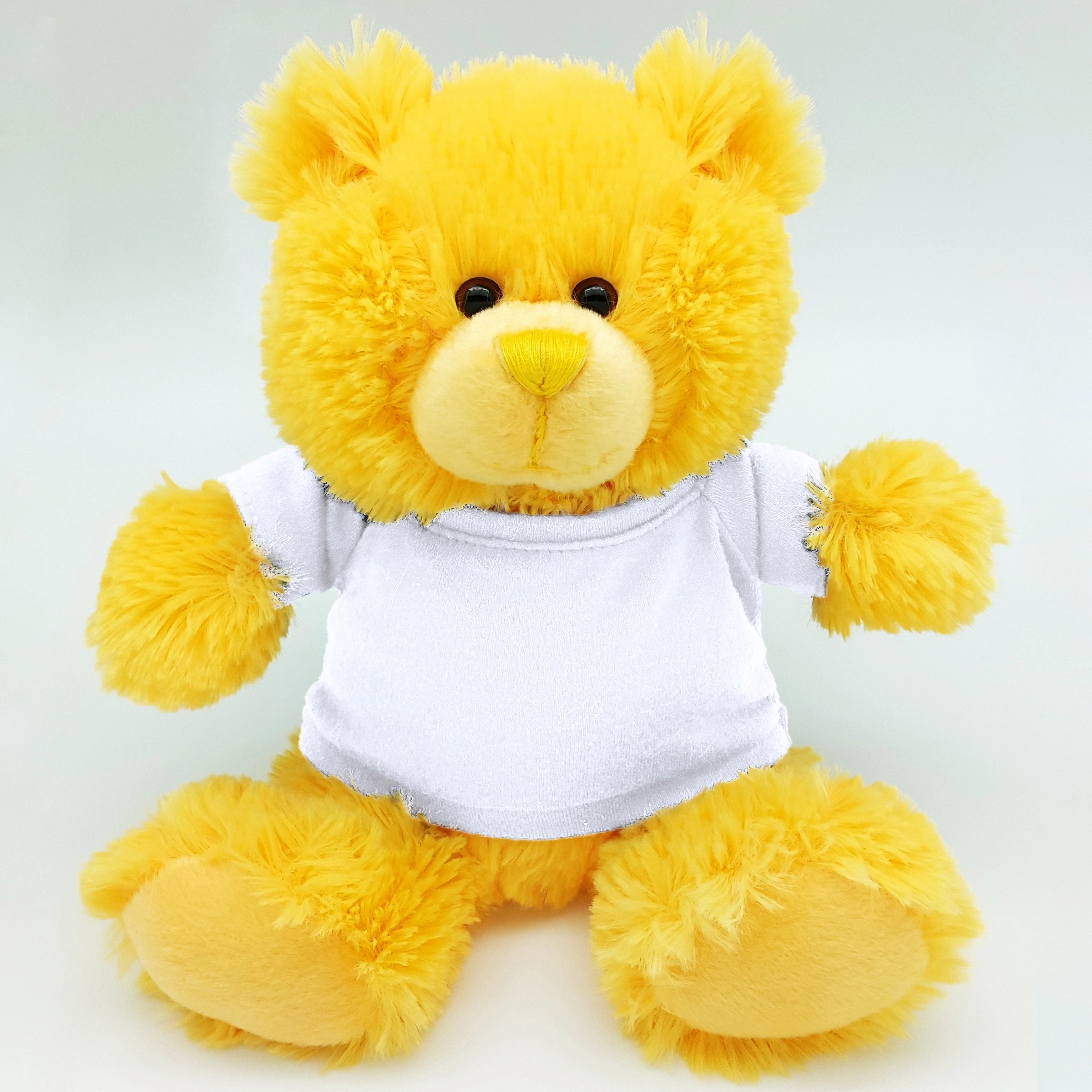 8" Bright Color Yellow Bear 5