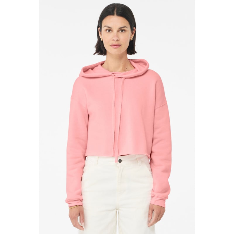 Bella + Canvas Ladies' Cropped Fleece Hoodie 55