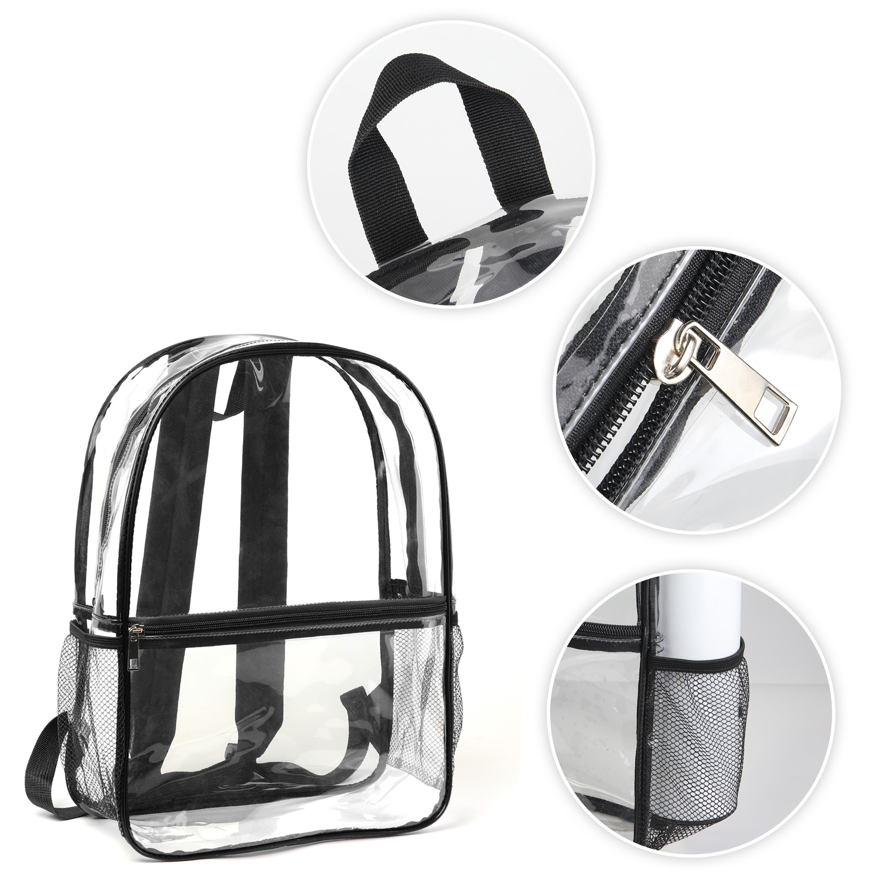 Heavy Duty Multi-Function PVC Transparent Backpack 10