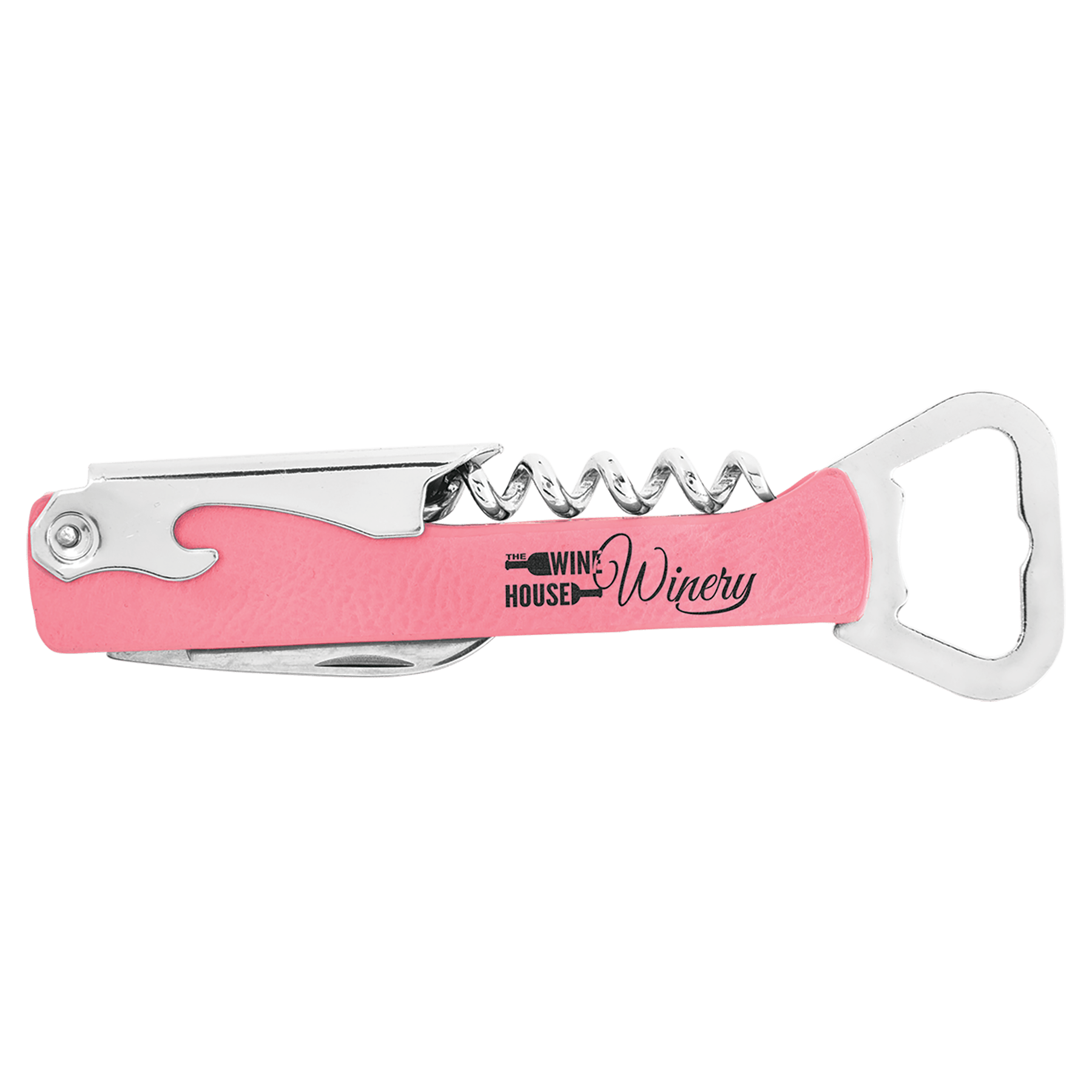 Laserable Leatherette Wine Bottle Opener 10