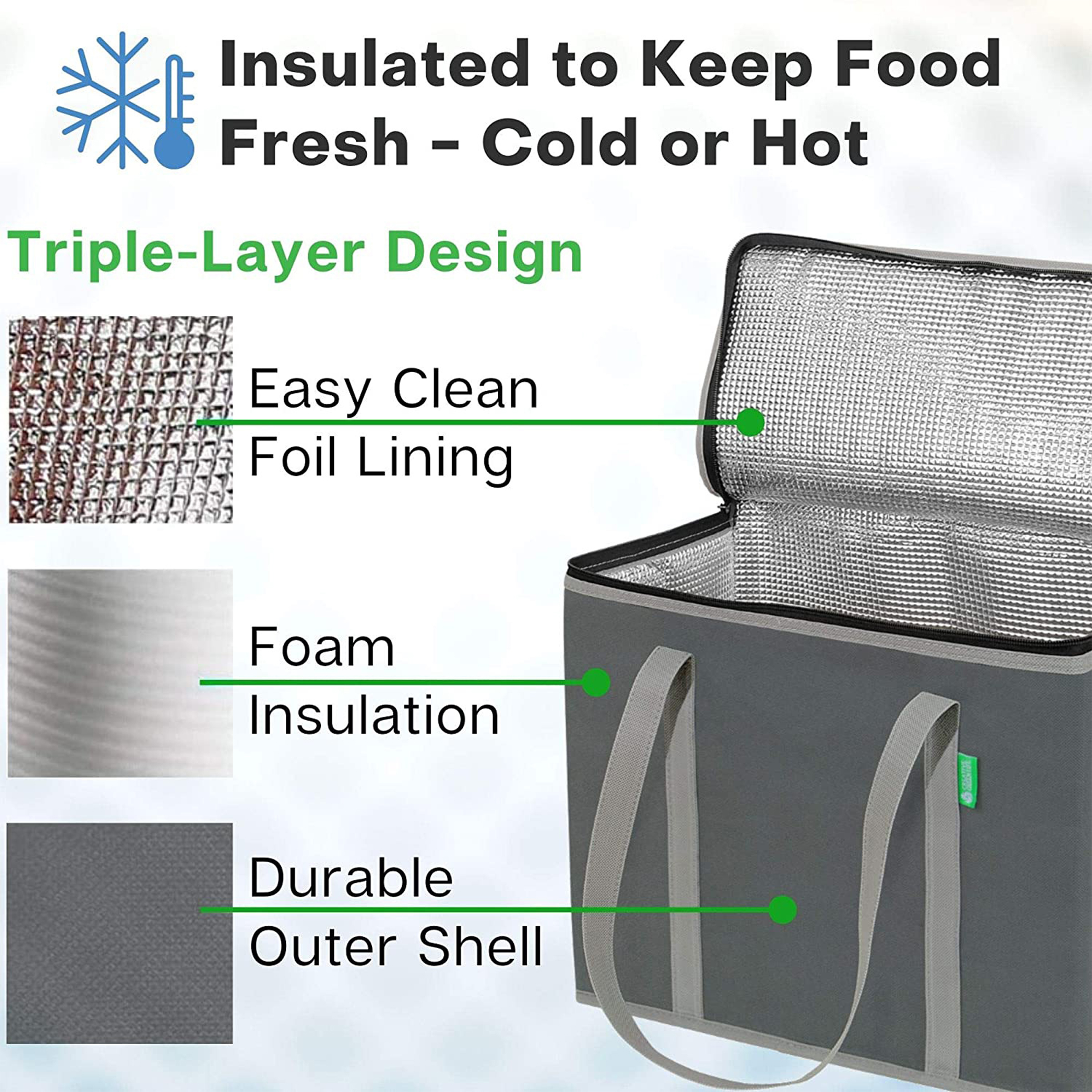 Non-Woven Fabrics Heavy-Duty Insulated Carrying Bag 4