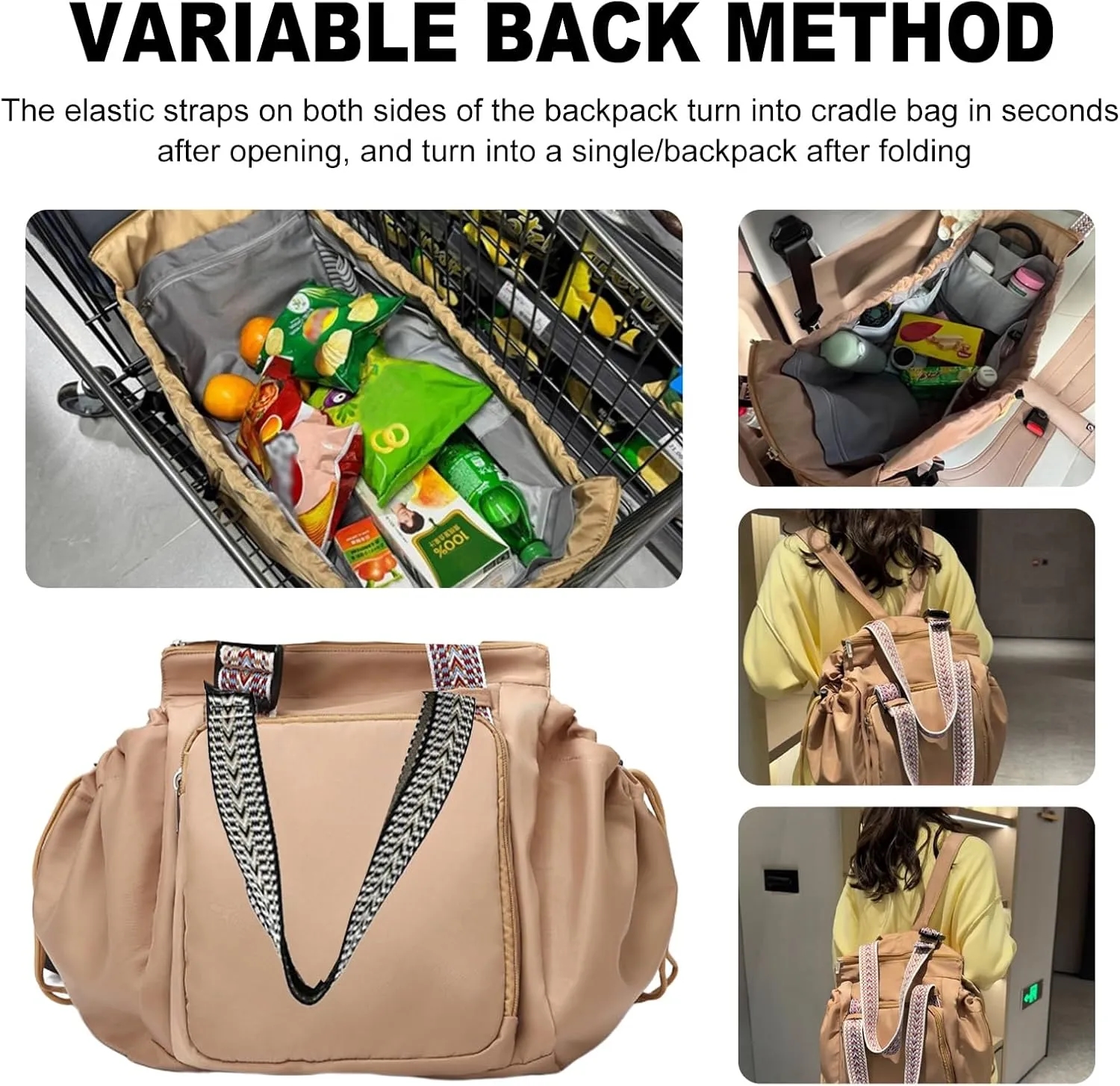 Foldable Waterproof Nylon Backpack 3