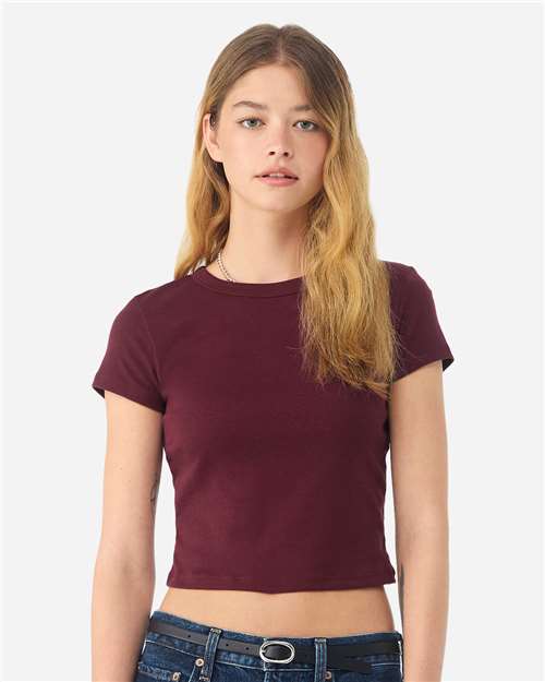 Women's Micro Rib Baby Tee - 1010 45