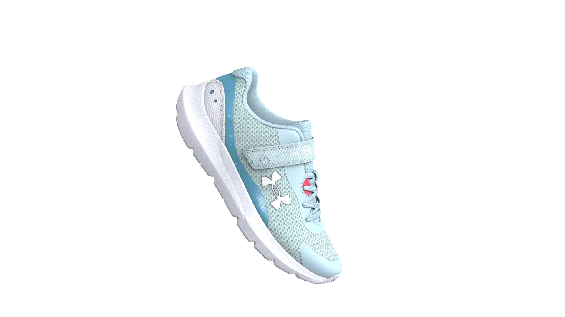 Girls' Pre-School UA Surge 3 AC Printed Running Shoes 1