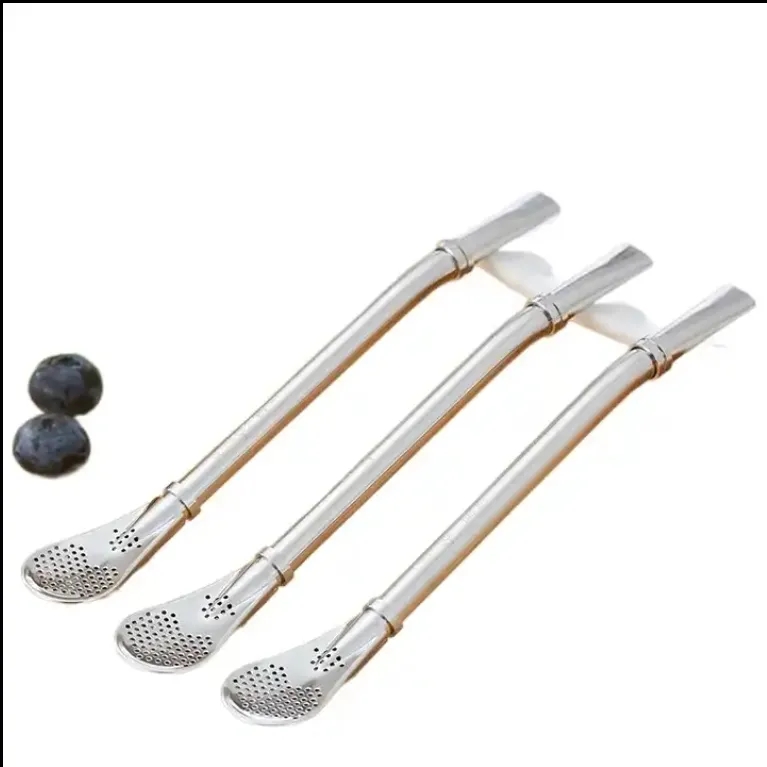 Drinking Straws With Filter Spoon 4