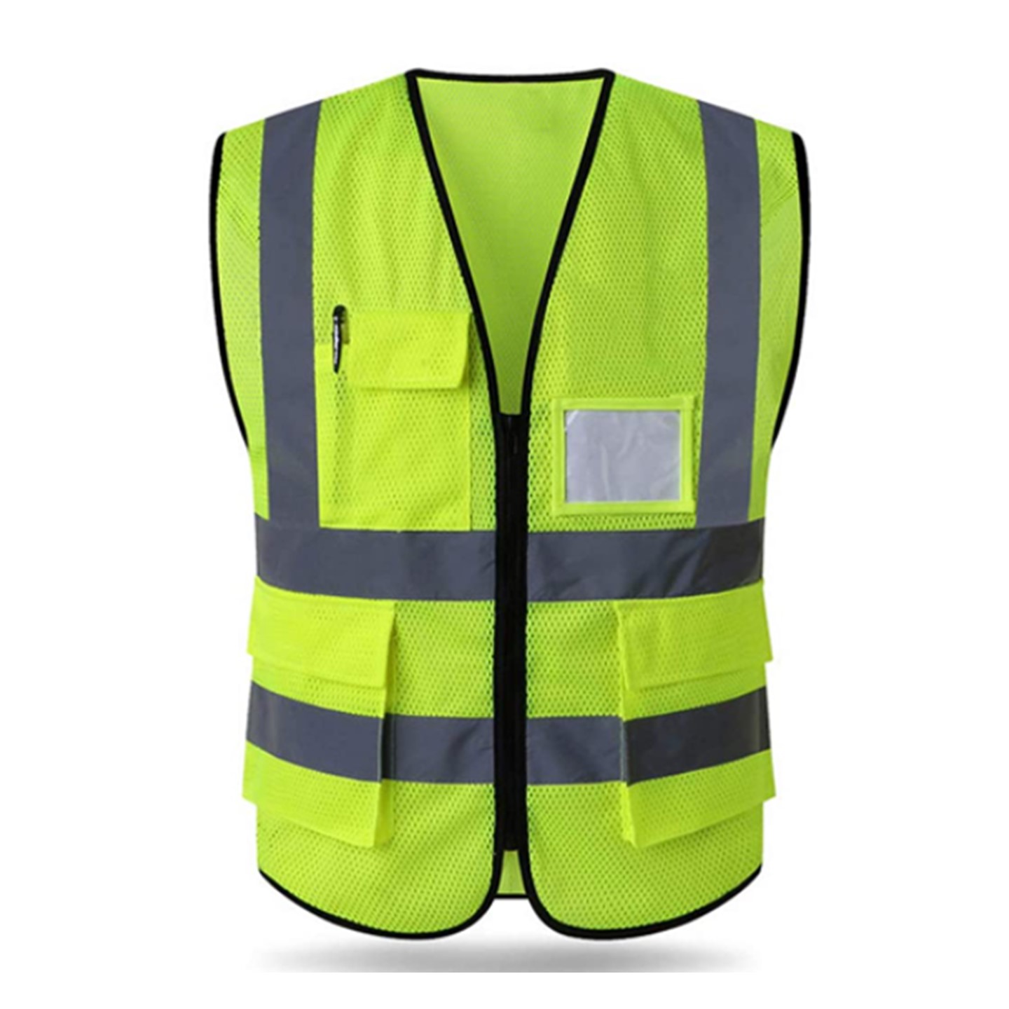 Mesh Multi-Pockets Reflective Safety Vest 2
