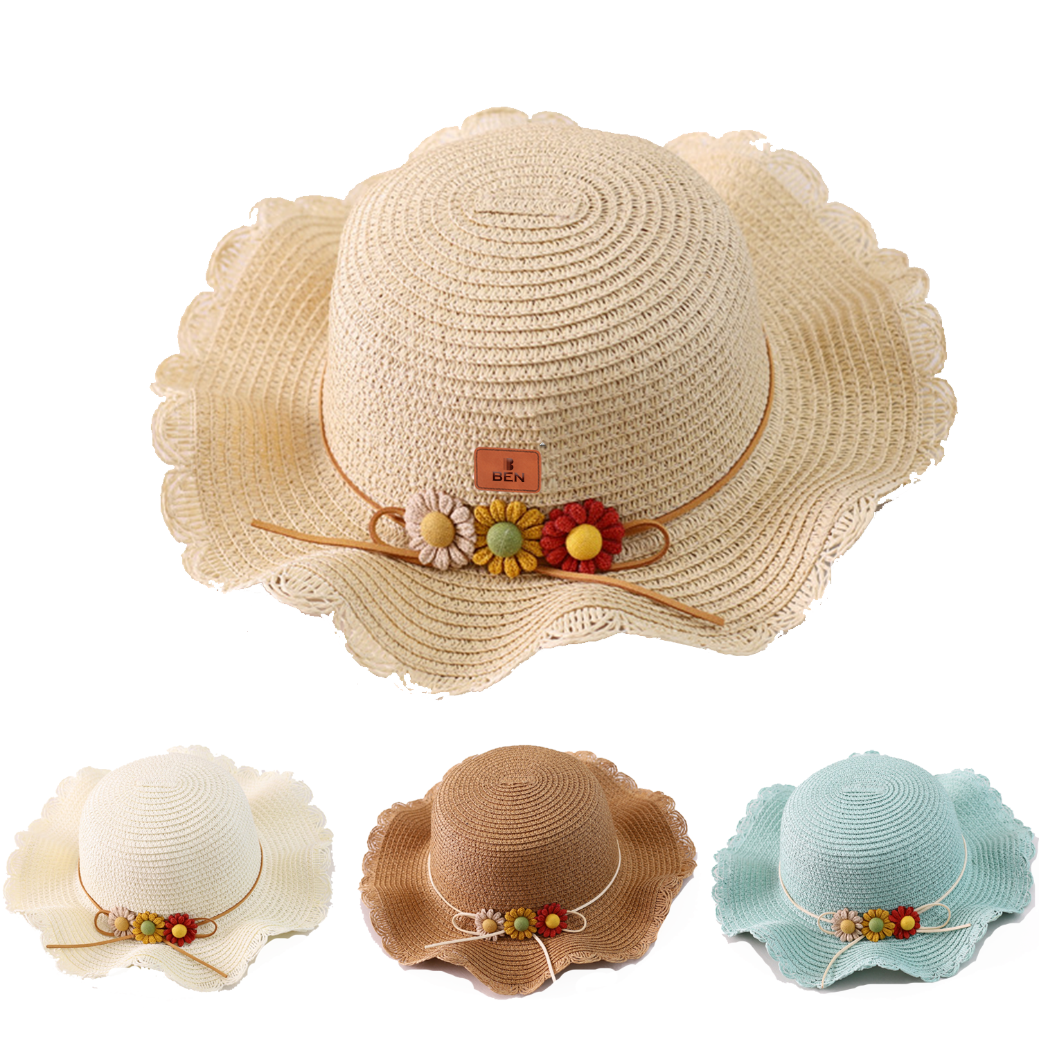 Children's Summer Sun Protection Fishing Hat and Bag 2