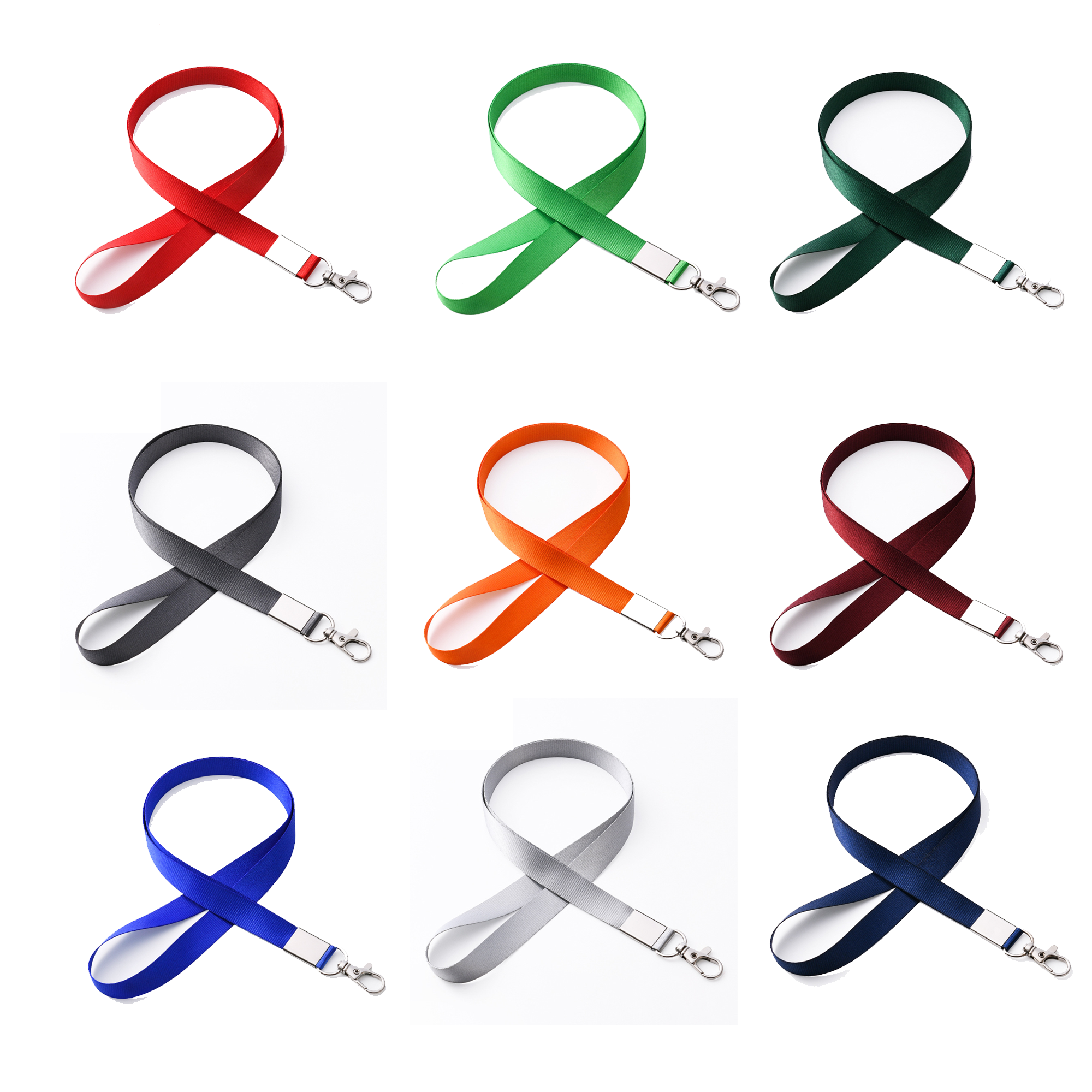 Woven ID Holder Lanyard with Clip 1