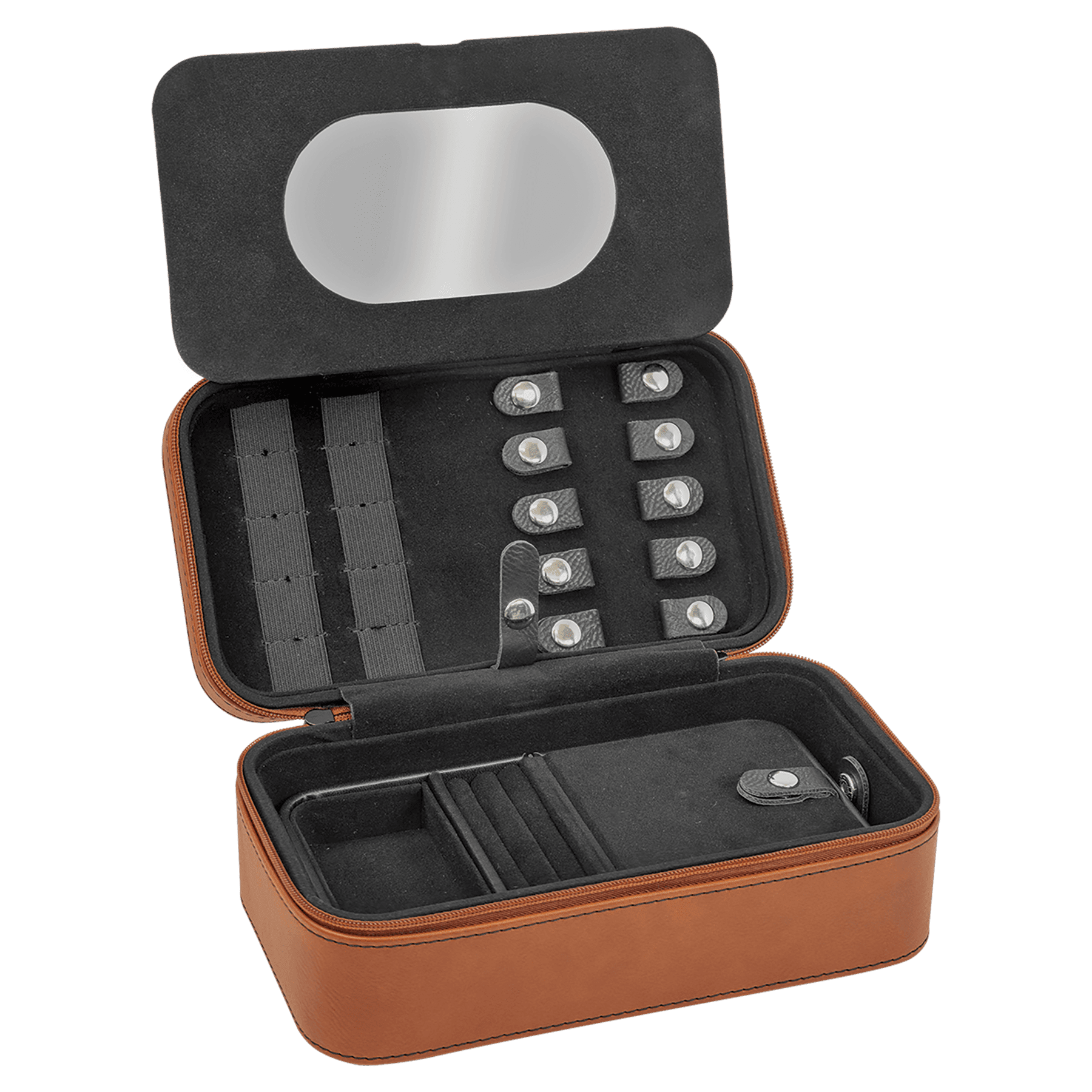 7 1/2" X 4 1/2" Leatherette Jewelry Box 10
