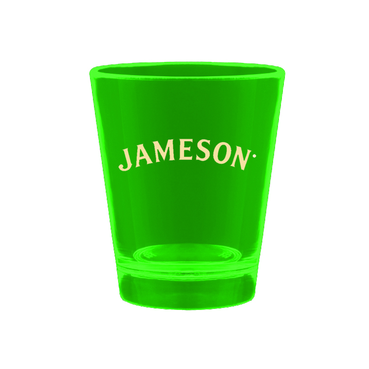 2 oz Acrylic UV Light Reactive Shot Glass