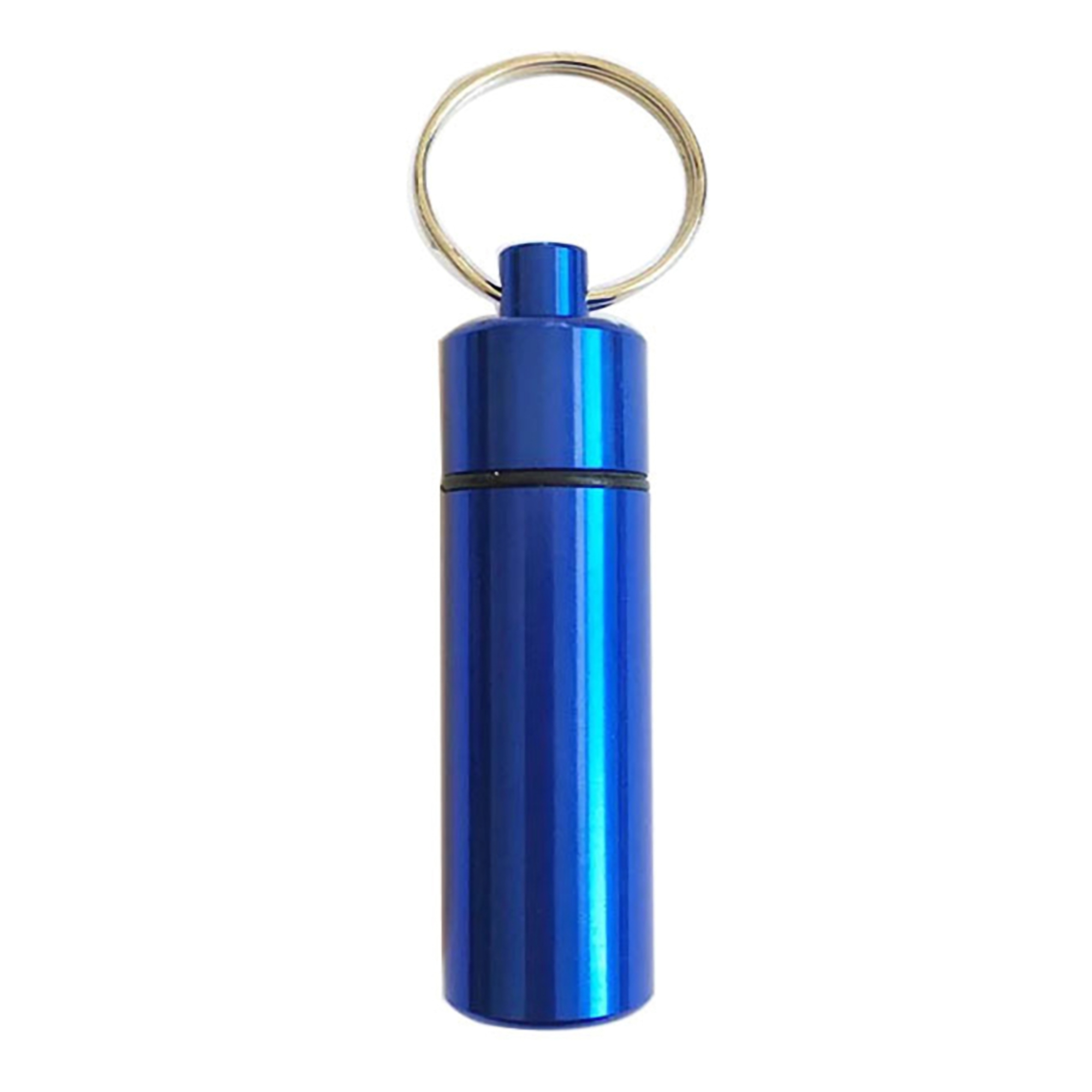 Waterproof Aluminum Pill Holder Keychain 4