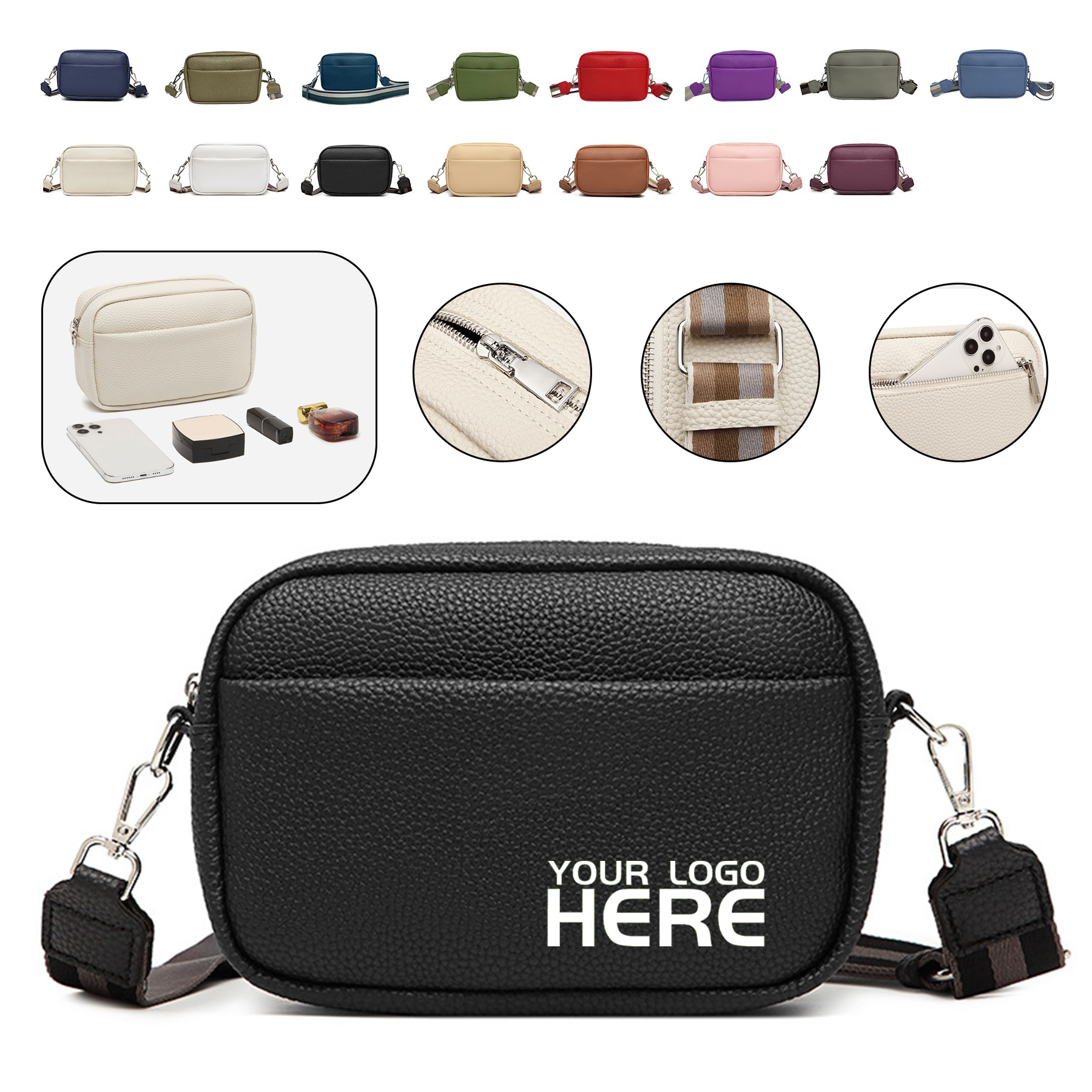 Women PU Leather Guitar Strap Shoulder Bag 2